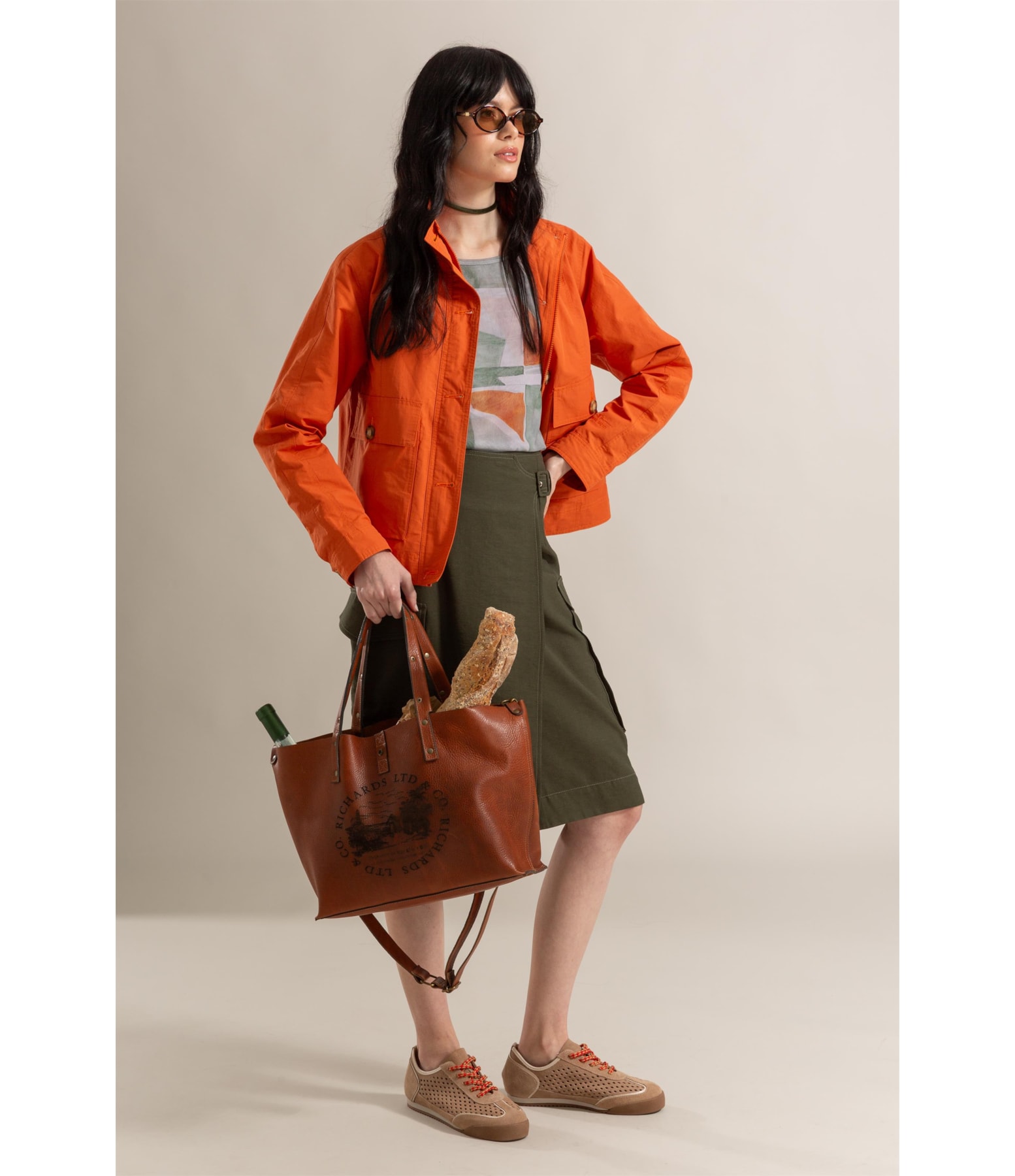  Jaqueta Caju Cotton Laranja