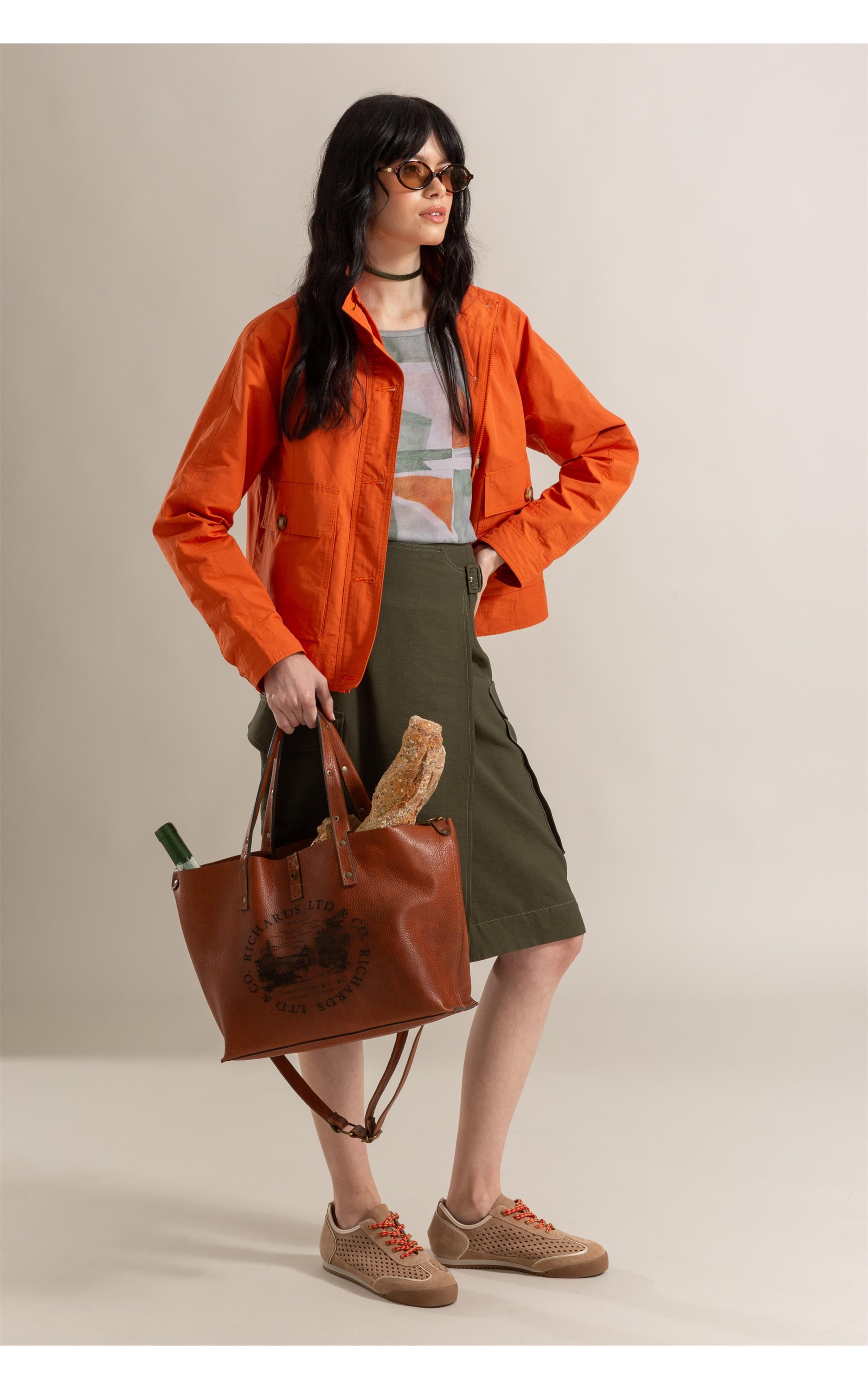  Jaqueta Caju Cotton Laranja