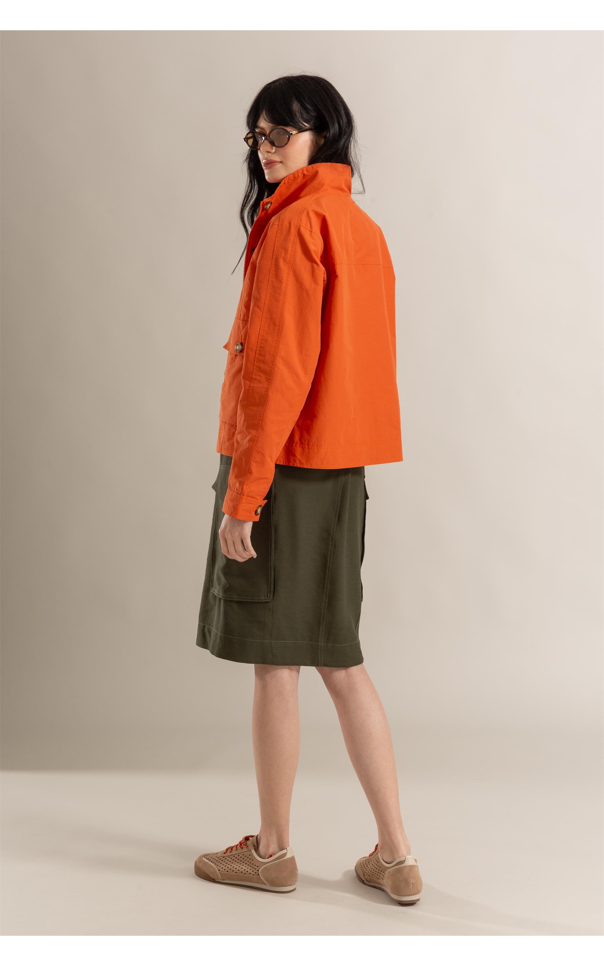  Jaqueta Caju Cotton Laranja