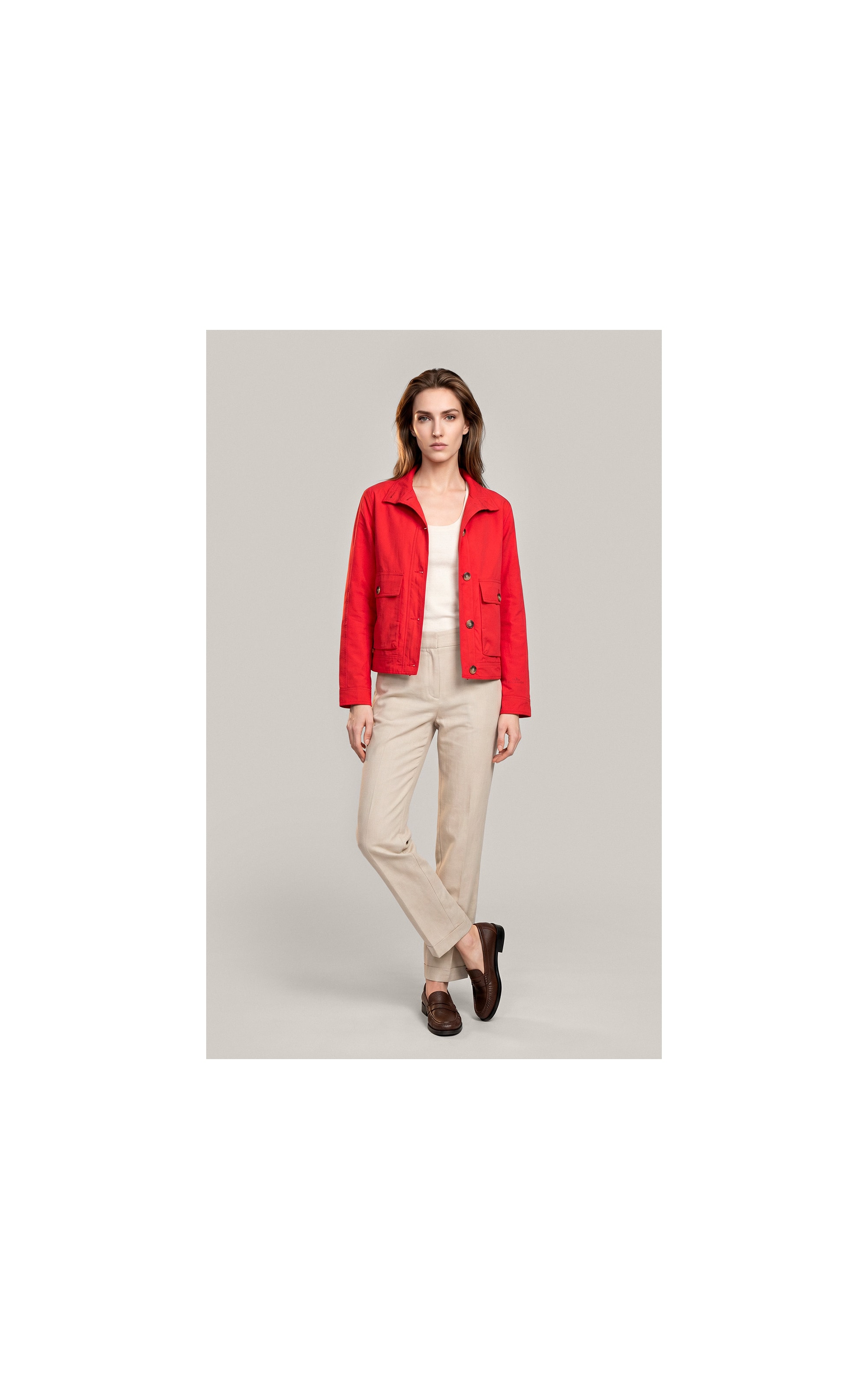  Jaqueta Caju Cotton Vermelho