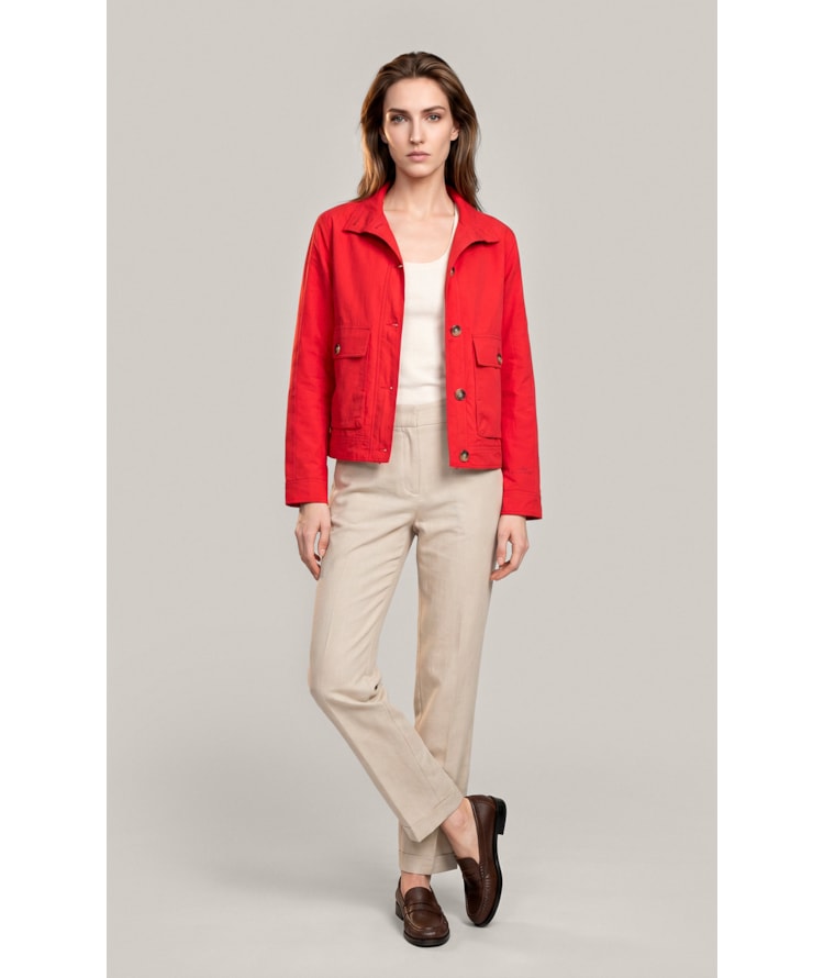  Jaqueta Caju Cotton Vermelho