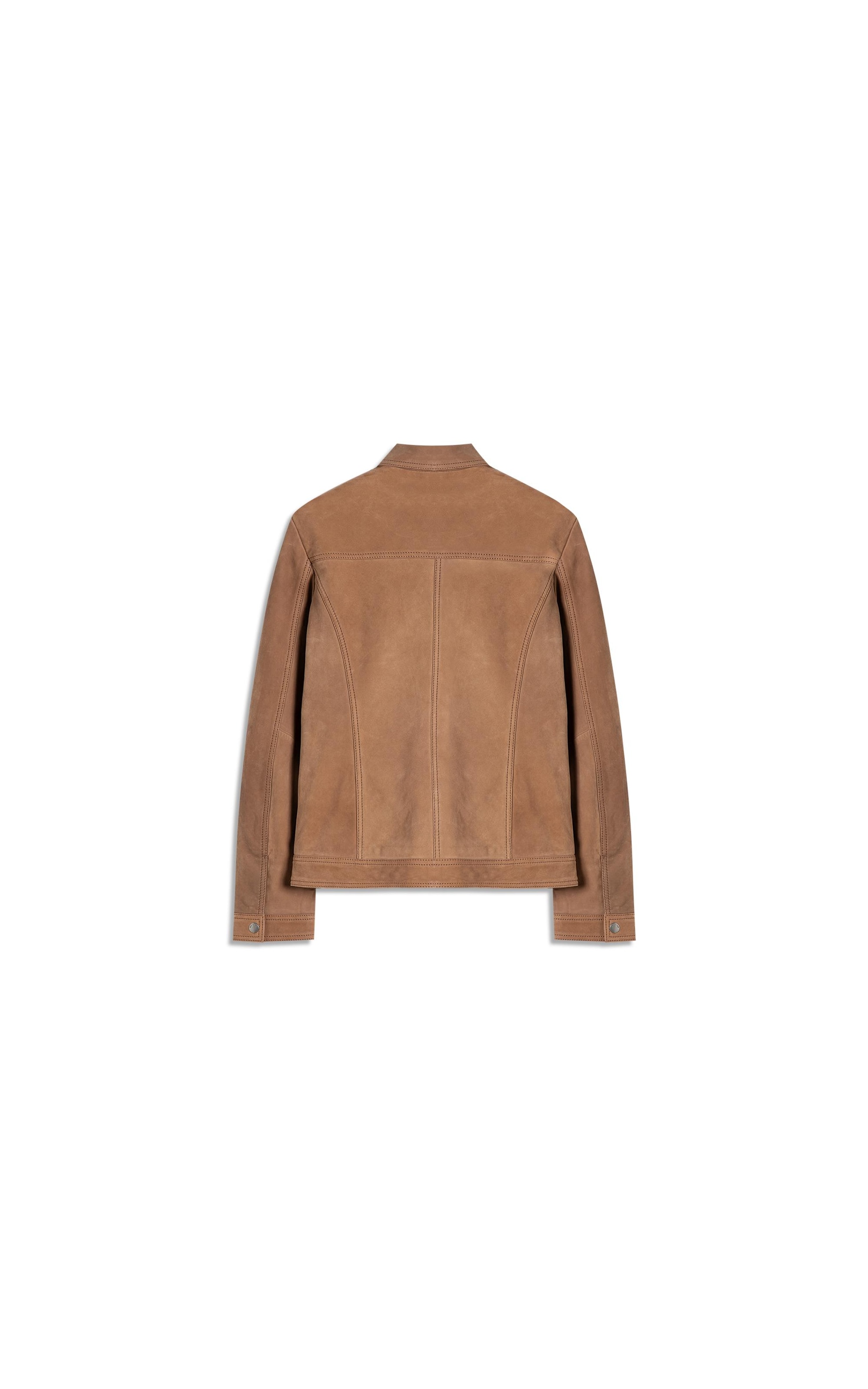 Jaqueta Chloe Leather Nubuck Caramelo