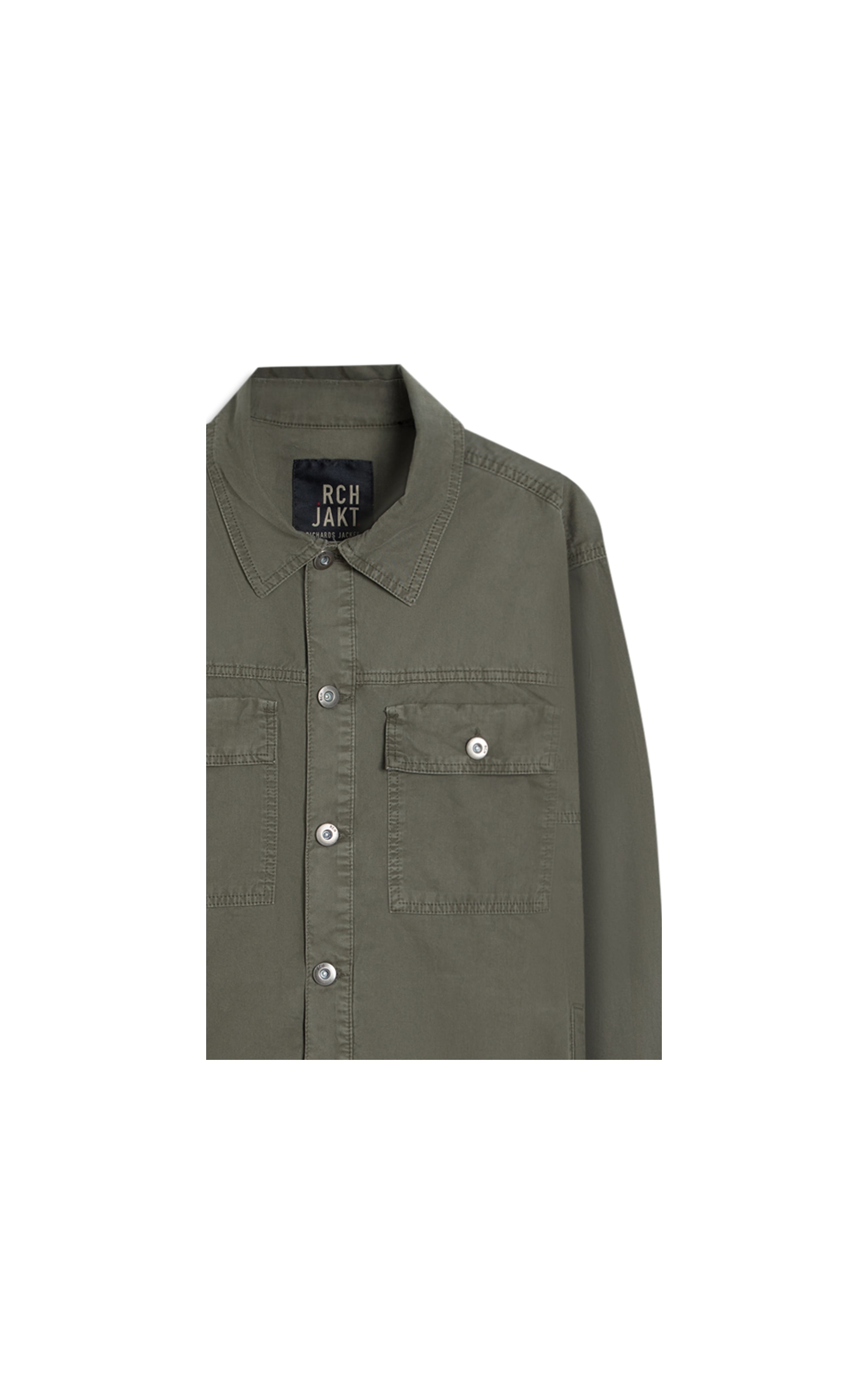 Jaqueta Color Twill Kazuki Verde Militar