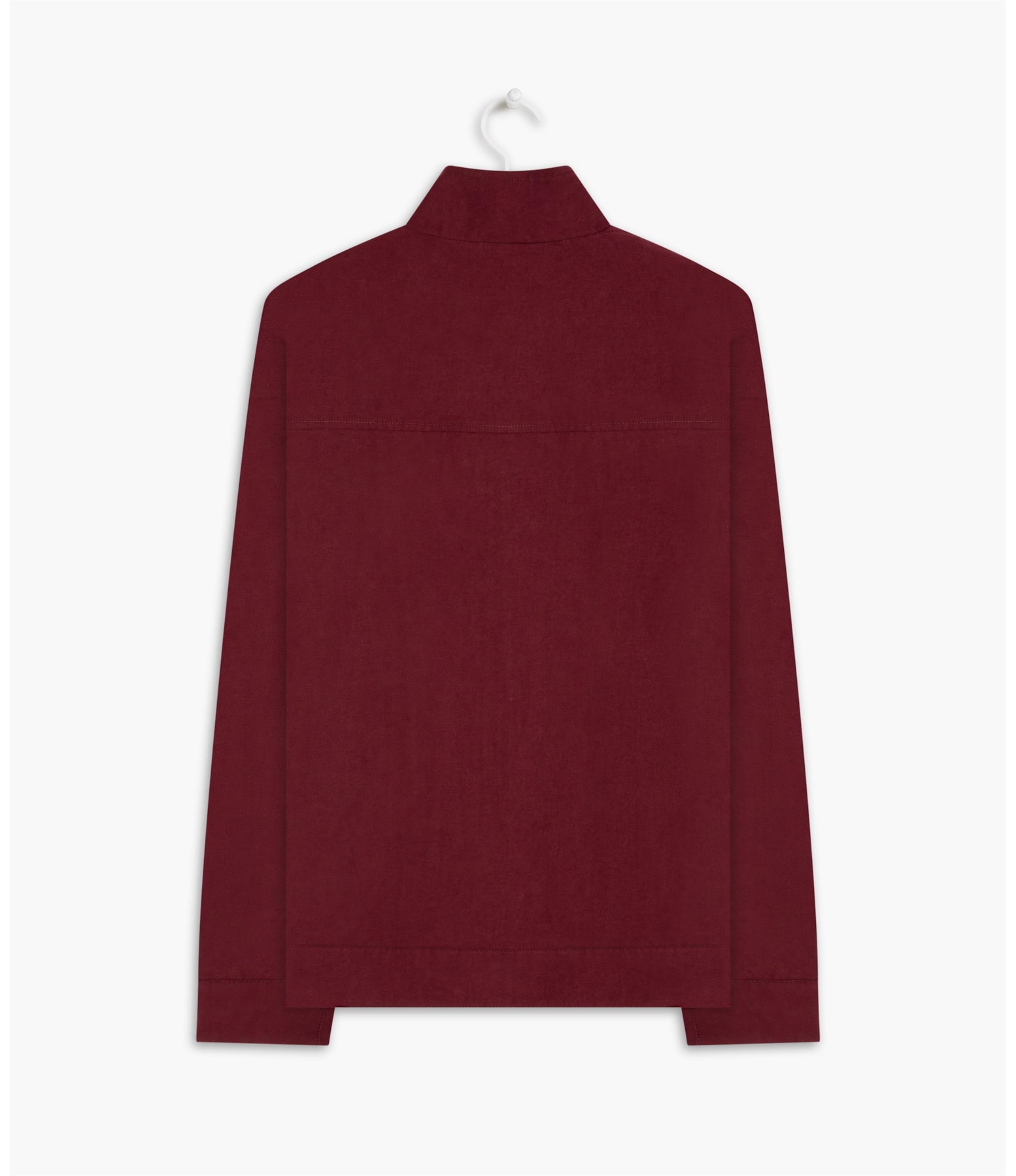 Jaqueta Cotton Bolsos Fronta Bordeaux