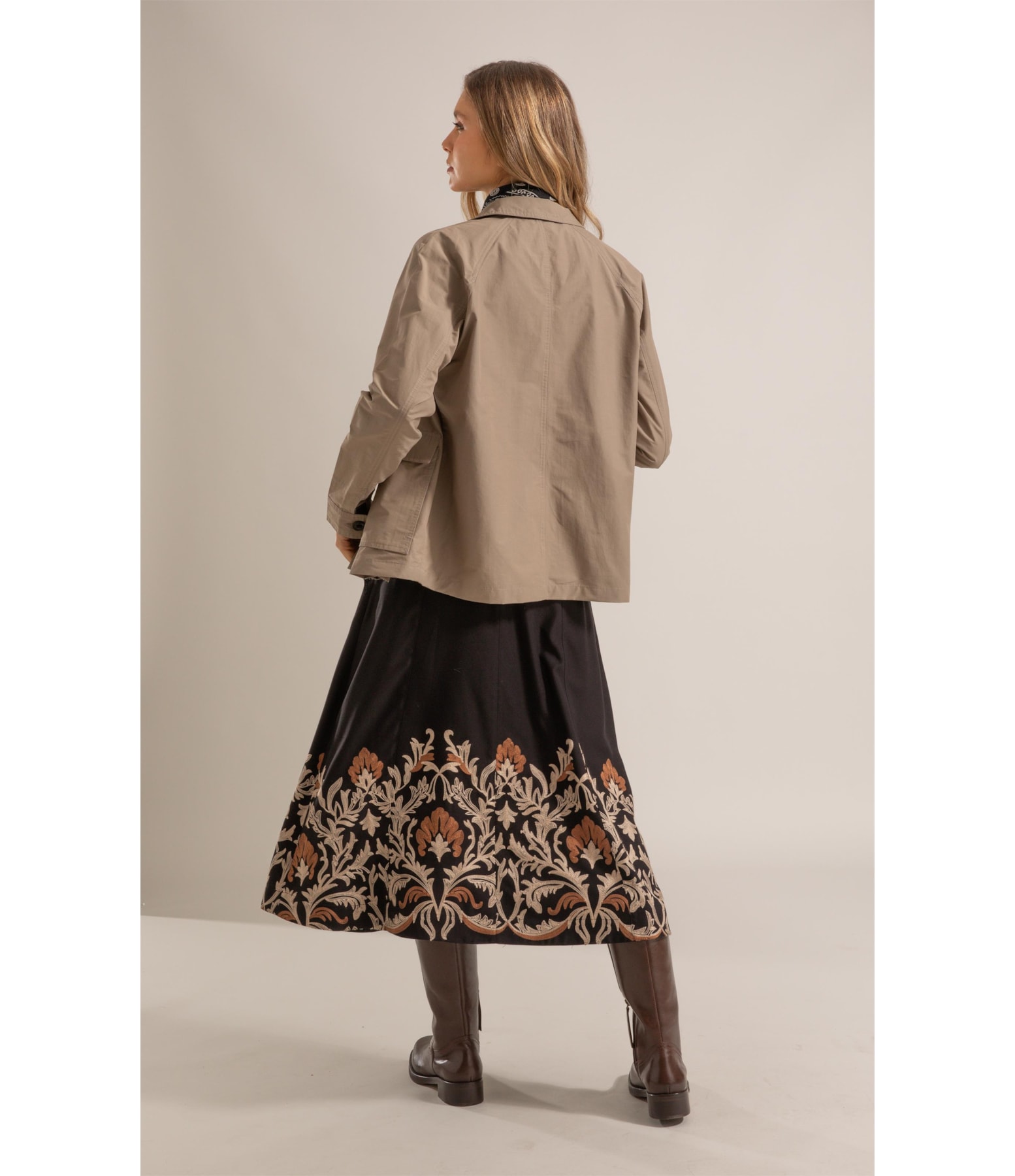 Jaqueta Cotton Imper Caqui