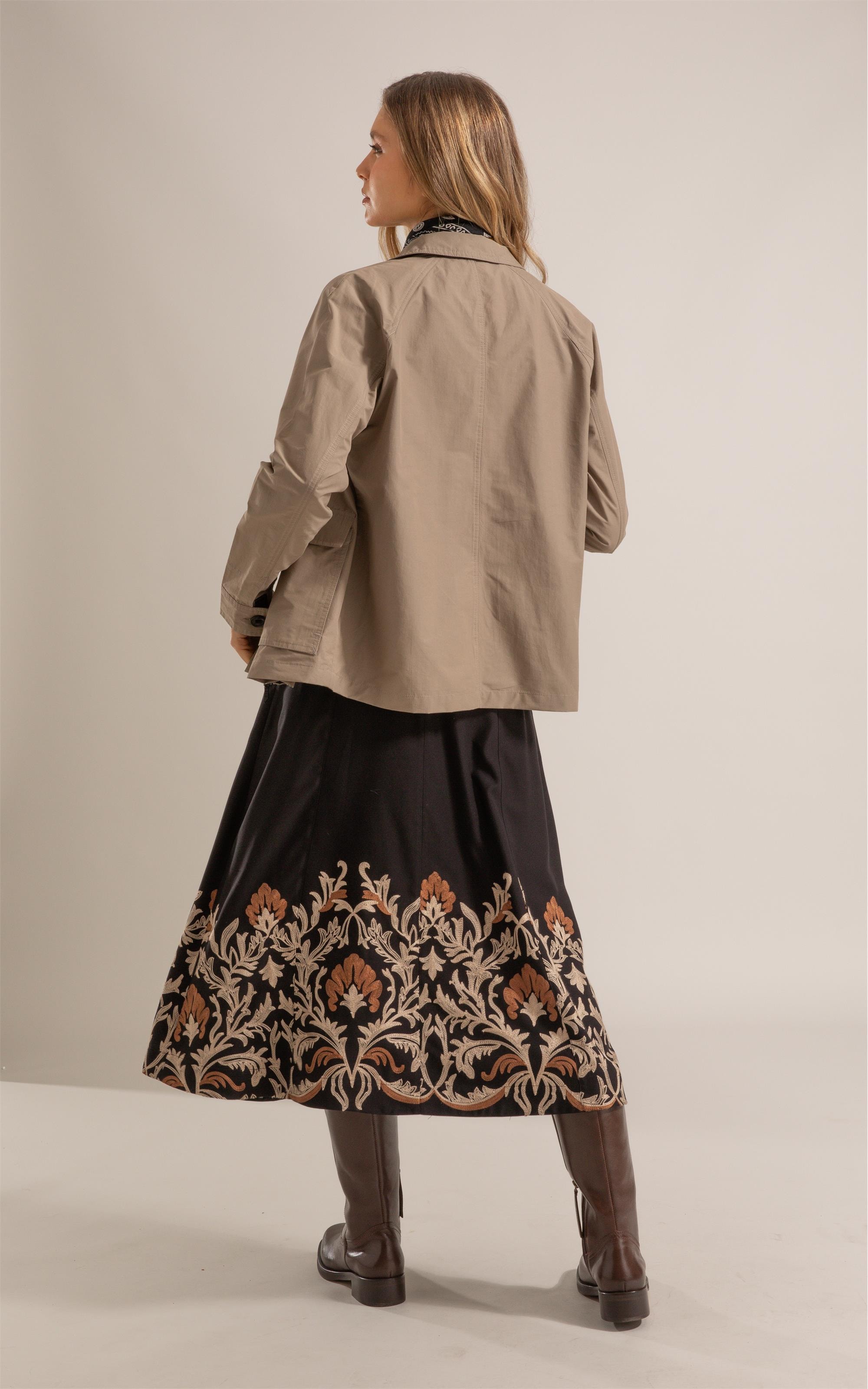Jaqueta Cotton Imper Caqui