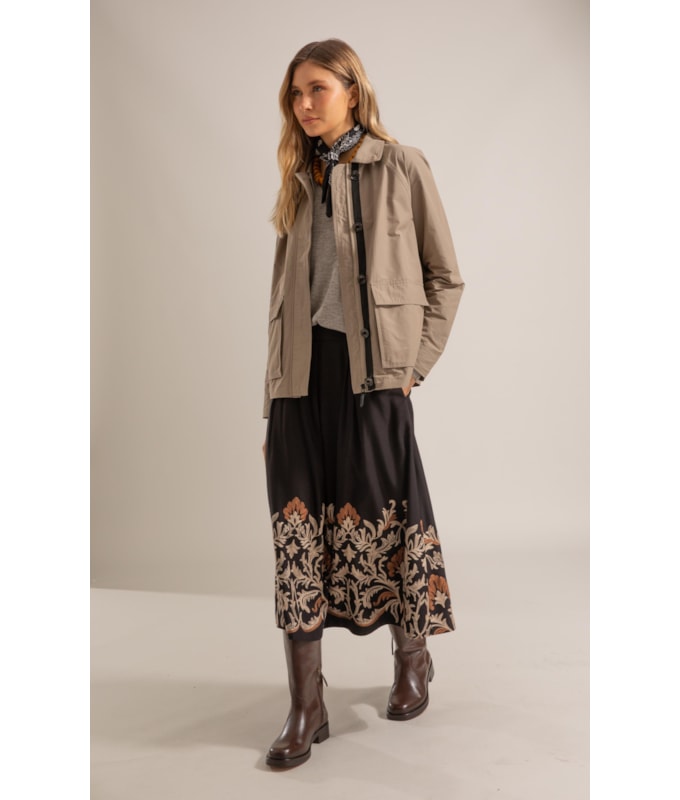 Jaqueta Cotton Imper Caqui