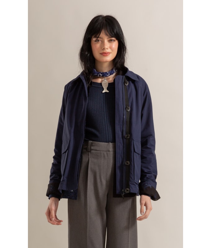 Jaqueta Cotton Imper Dark Navy
