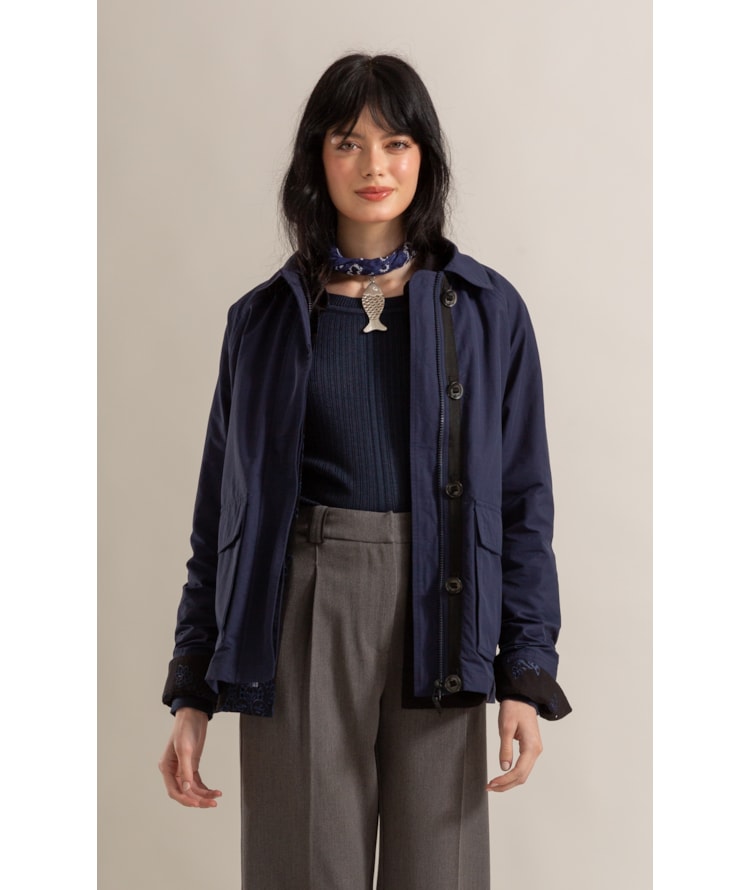 Jaqueta Cotton Imper Dark Navy