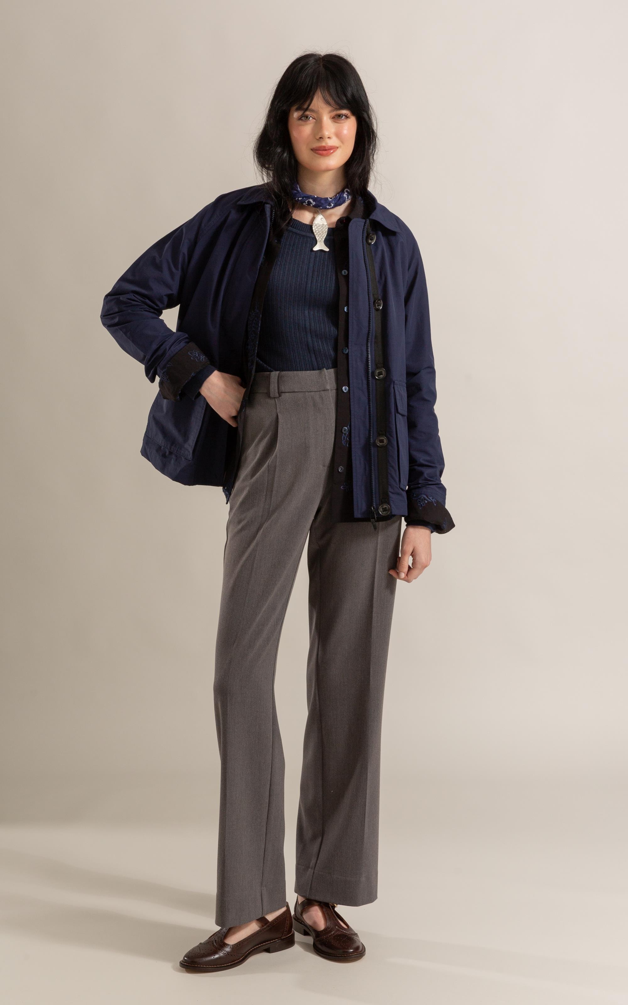 Jaqueta Cotton Imper Dark Navy
