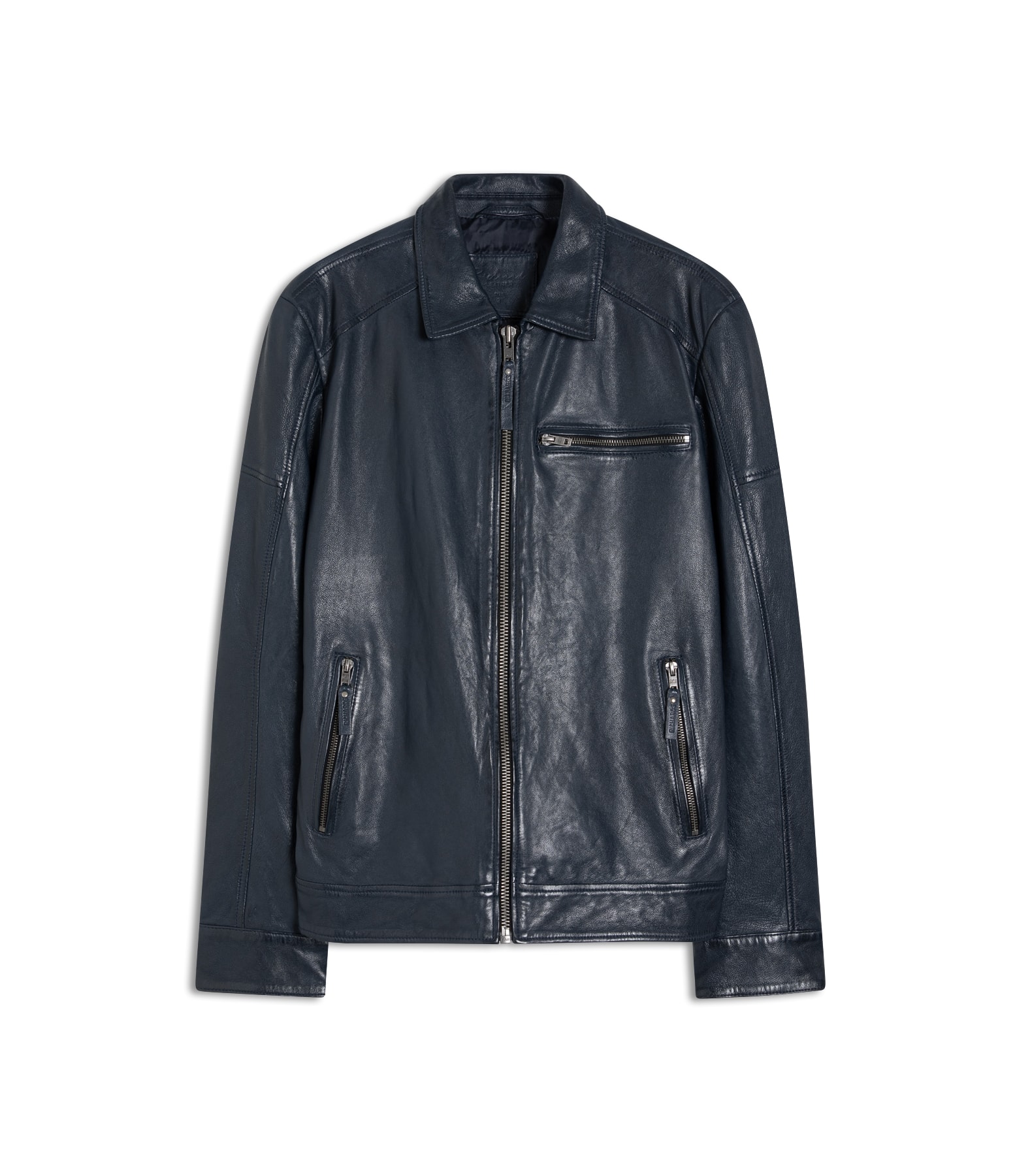 Jaqueta Couro Sheep Maurice Midnight Blue