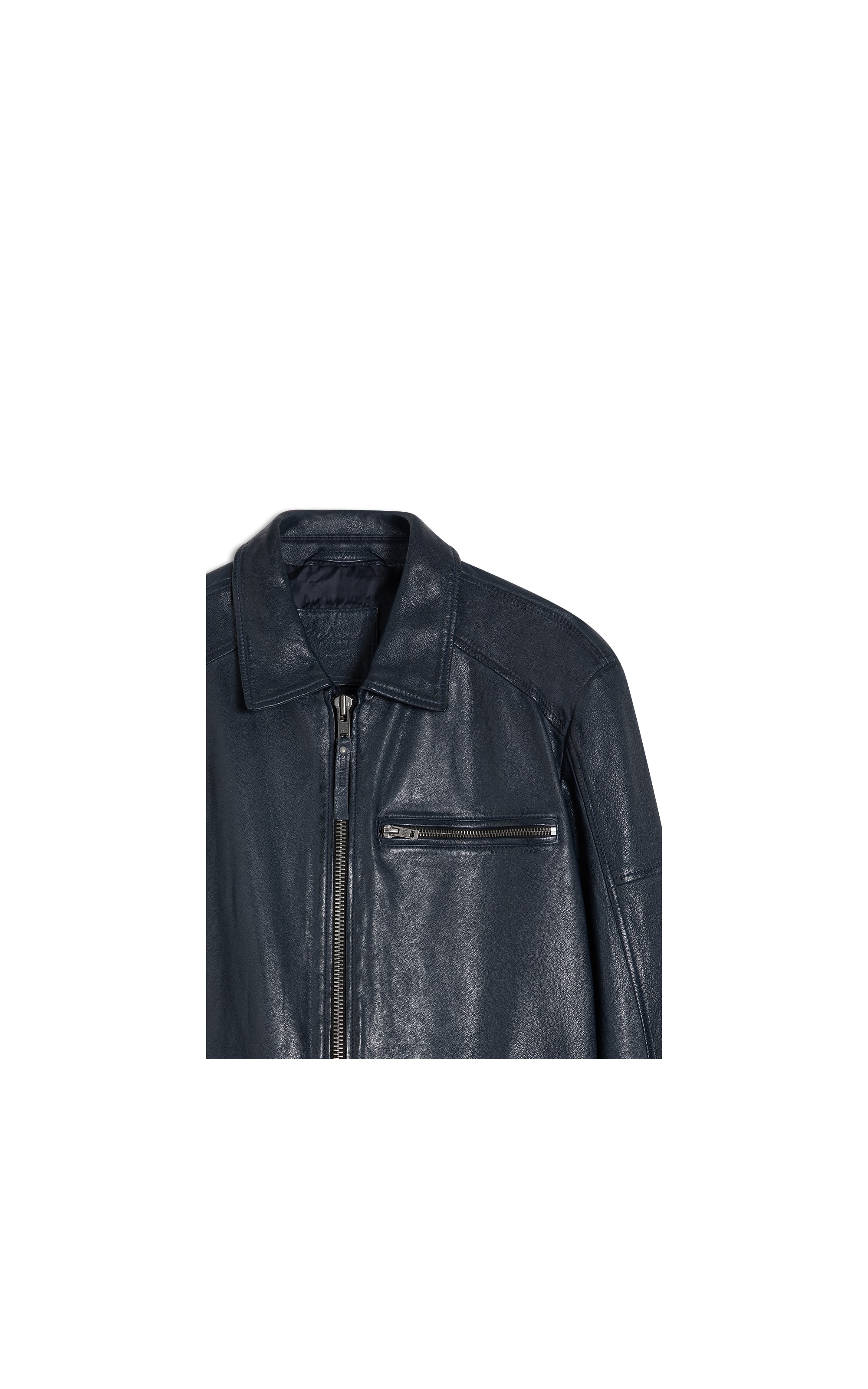 Jaqueta Couro Sheep Maurice Midnight Blue