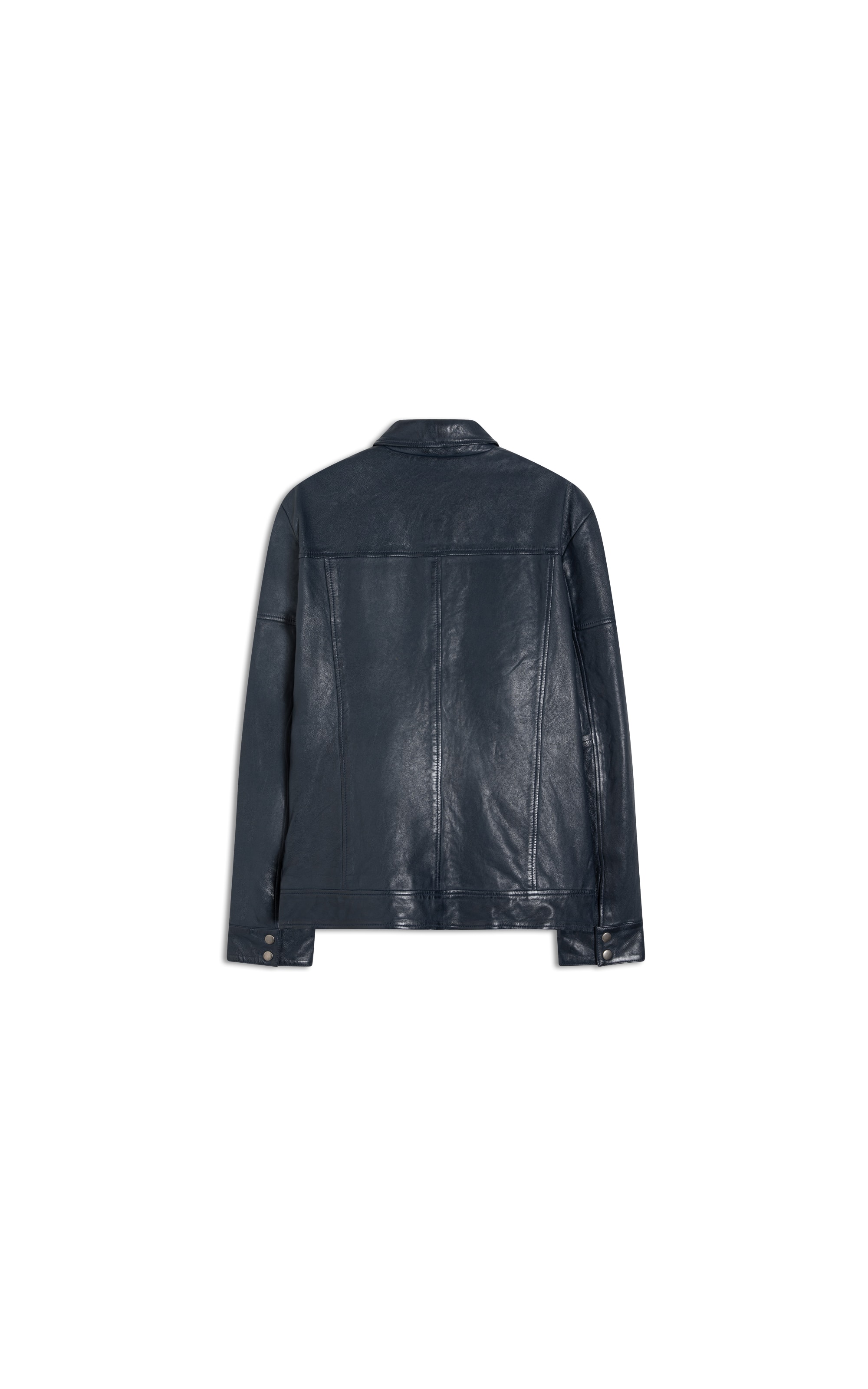 Jaqueta Couro Sheep Maurice Midnight Blue