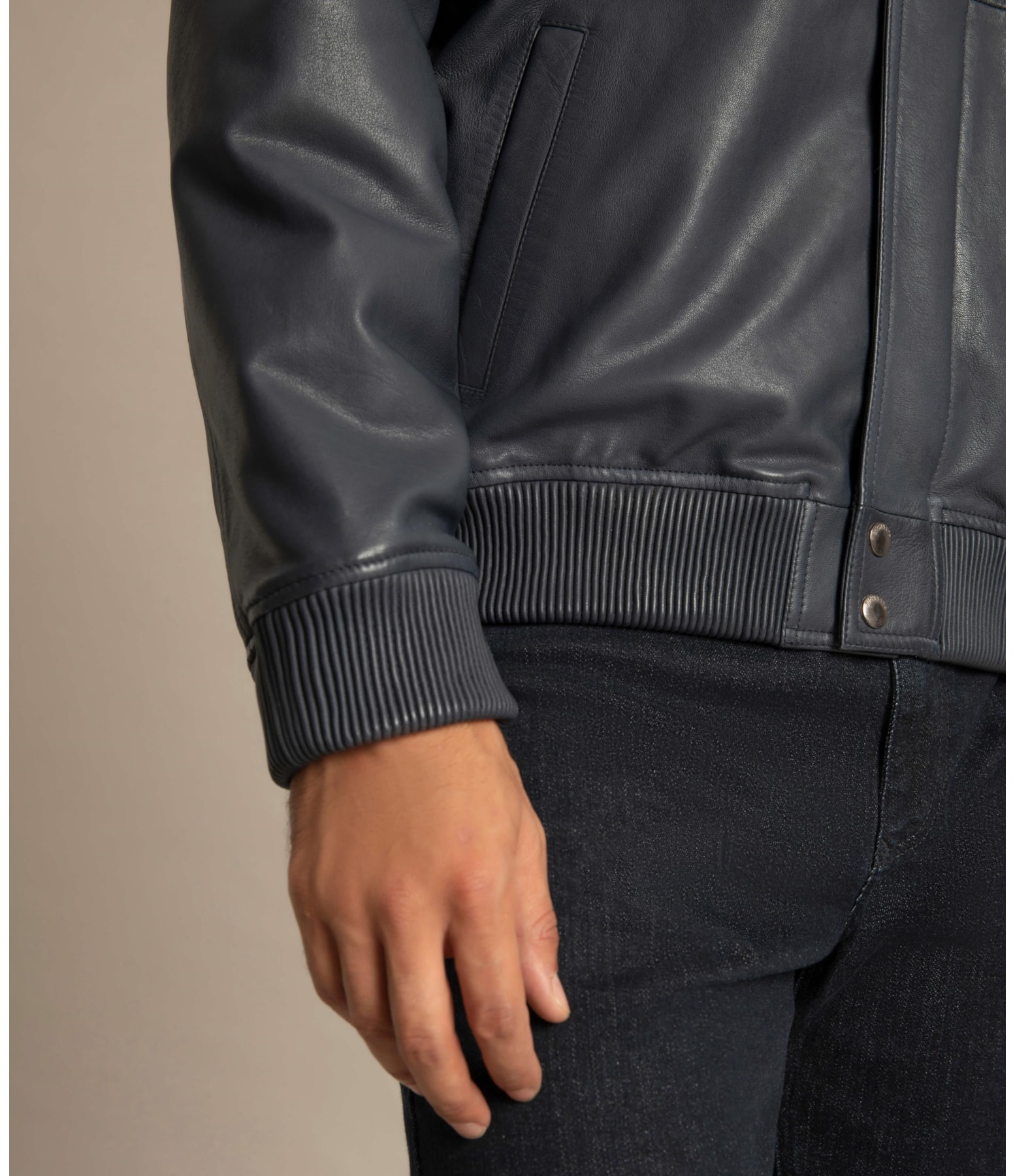 Jaqueta de Couro Gola Golf Purple Blue