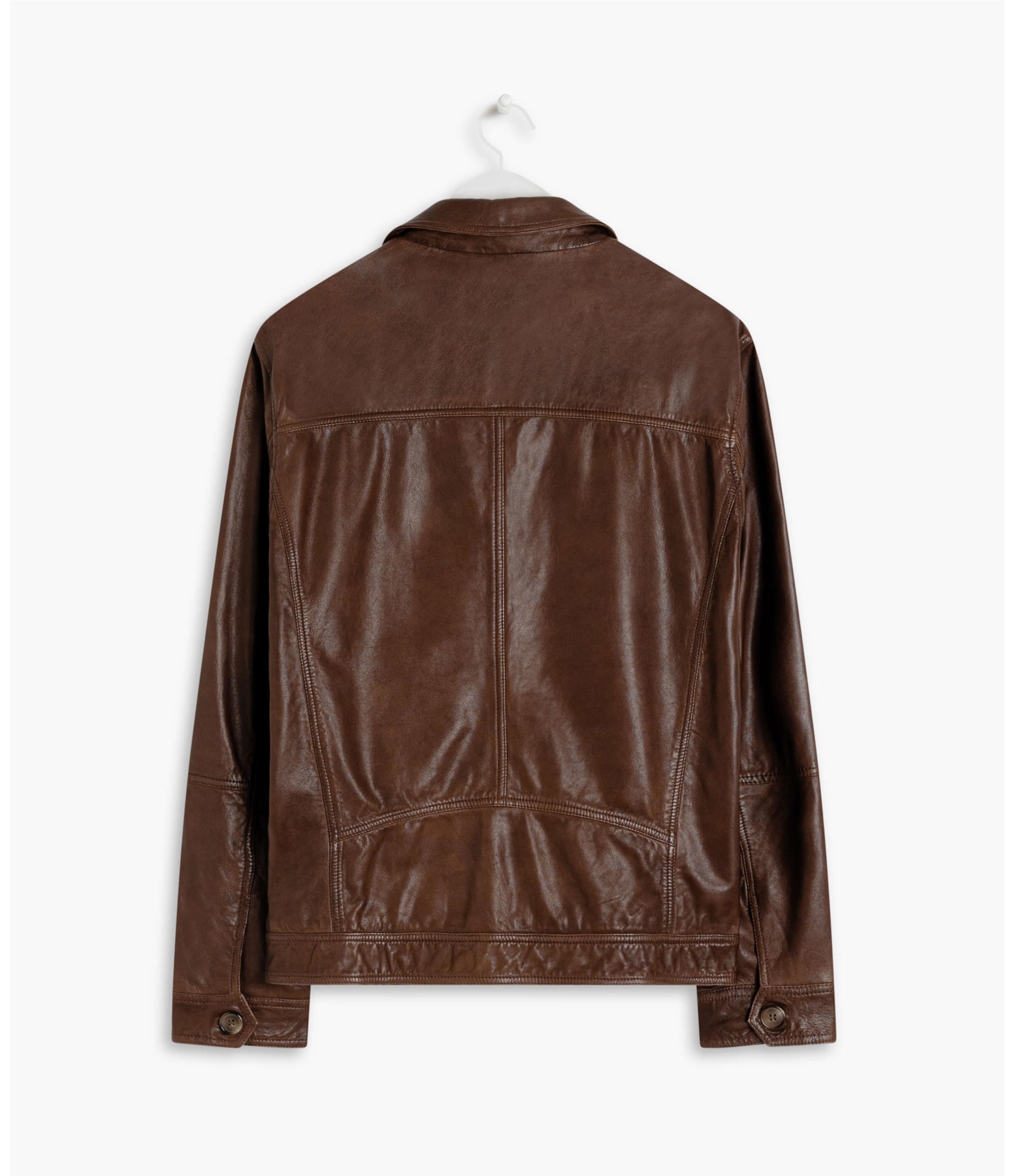 Jaqueta de Couro Trucker Cafe