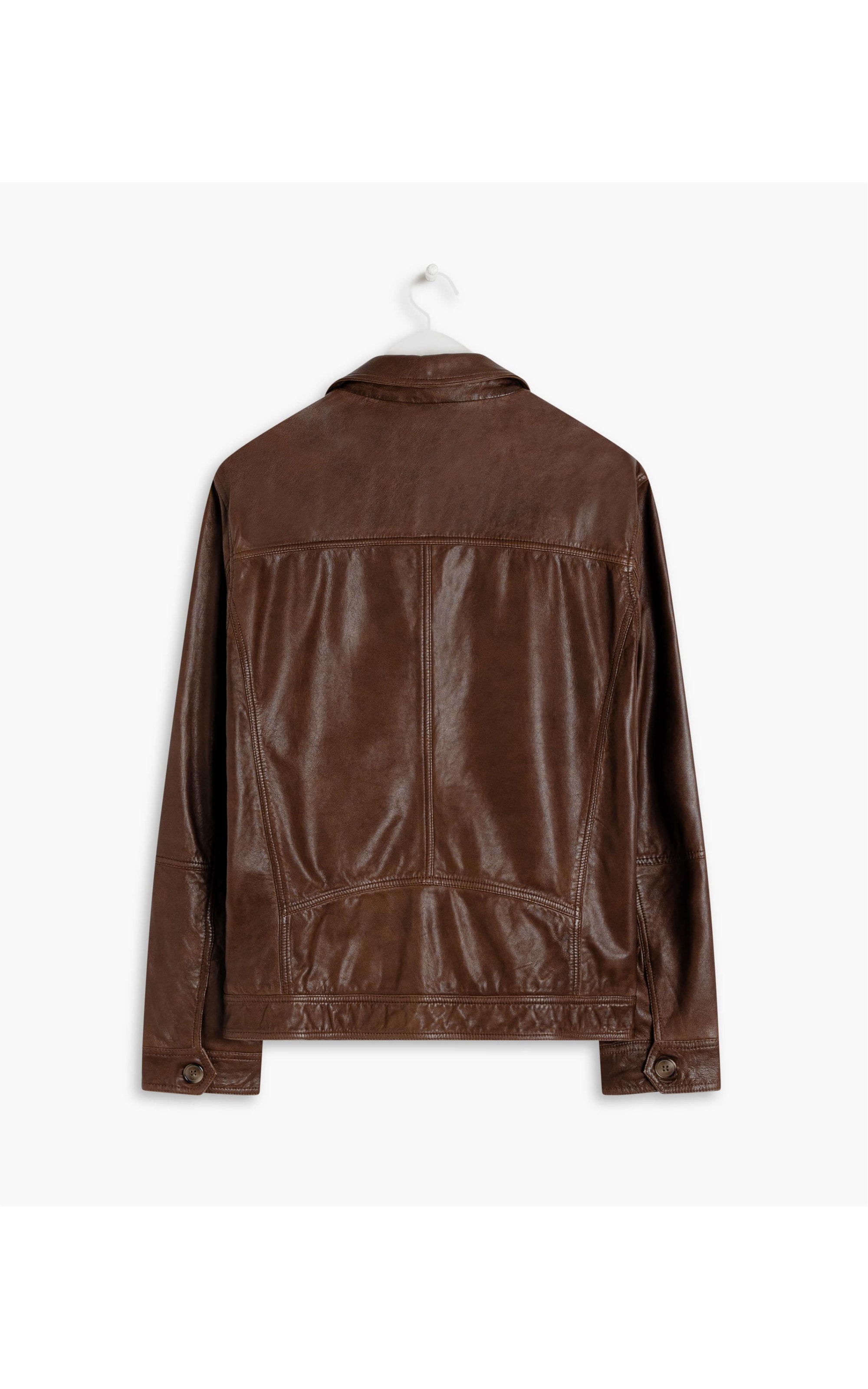 Jaqueta de Couro Trucker Cafe