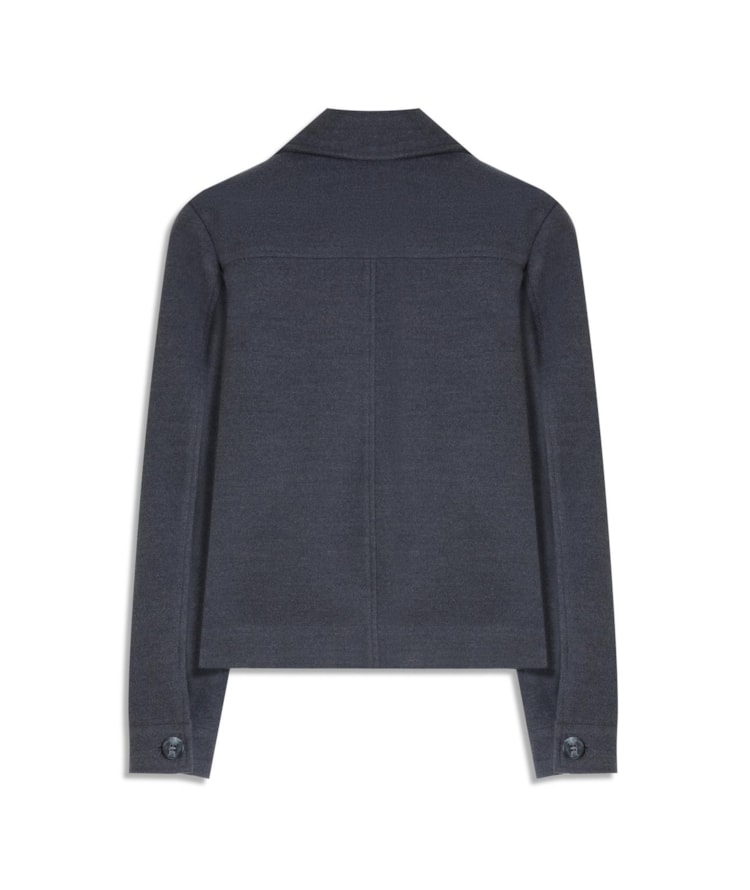 Jaqueta Eleonora Wool Like Chumbo