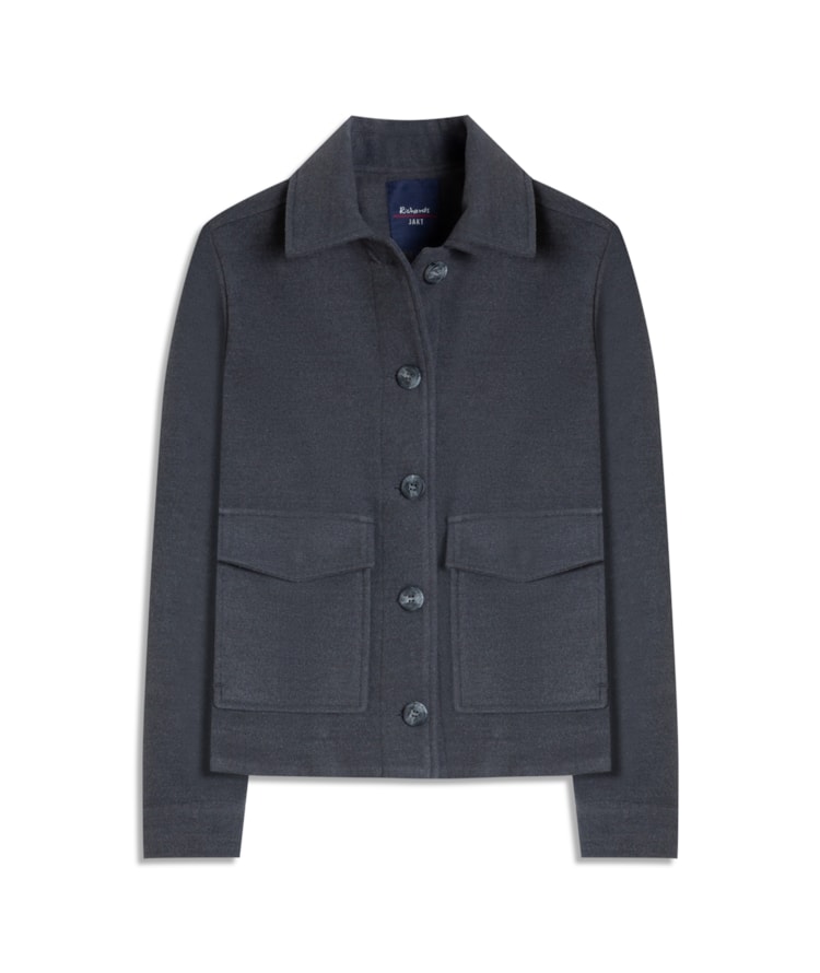 Jaqueta Eleonora Wool Like Chumbo