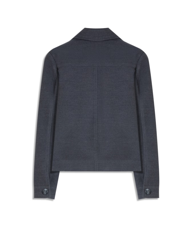 Jaqueta Eleonora Wool Like Chumbo