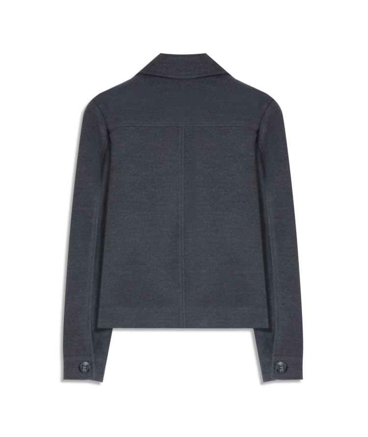 Jaqueta Eleonora Wool Like Chumbo