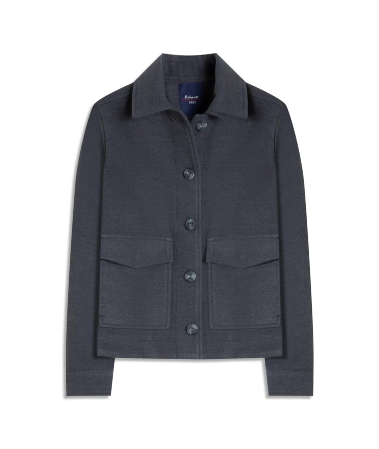 Jaqueta Eleonora Wool Like Chumbo