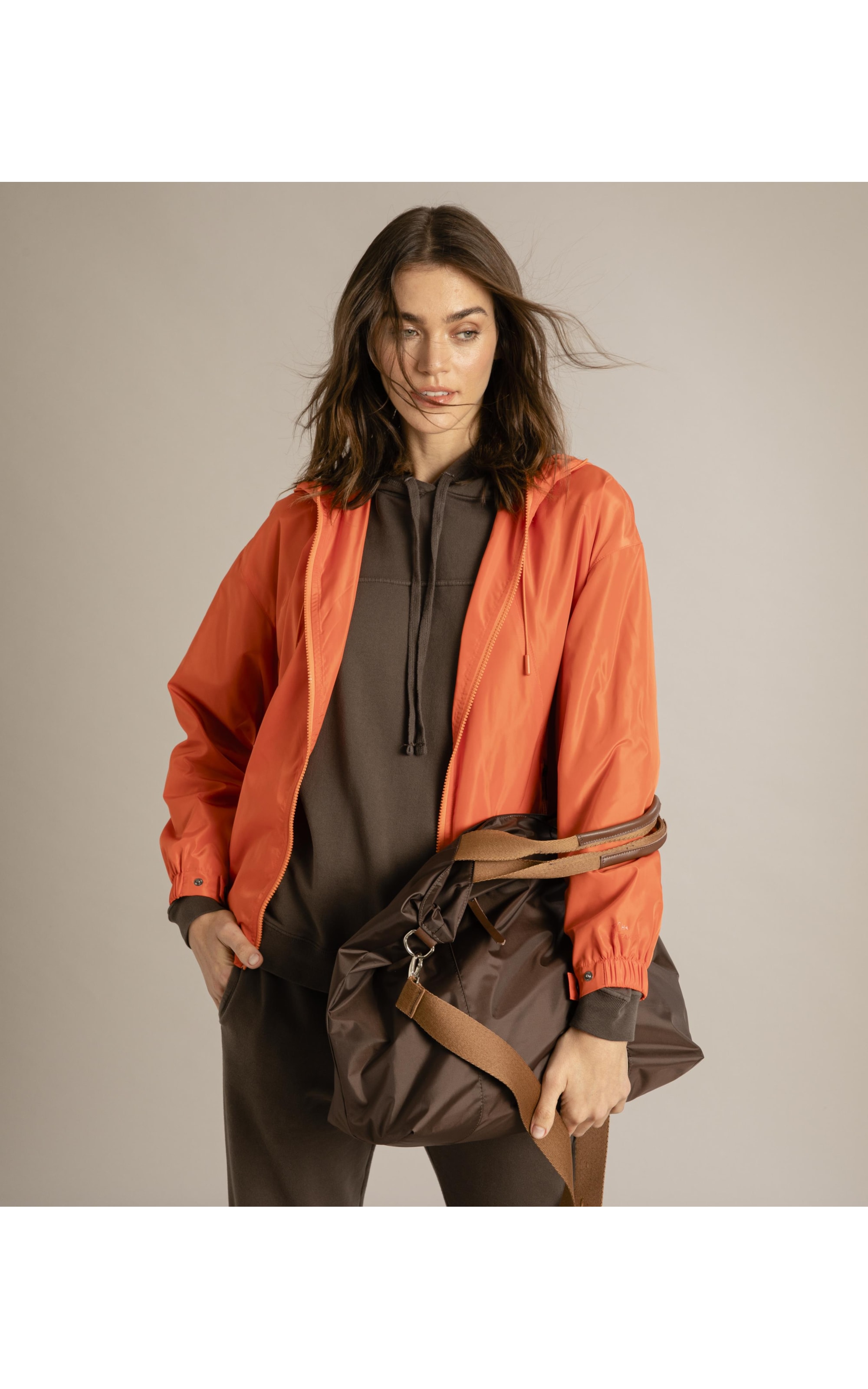 Jaqueta Fox Nylon Laranja