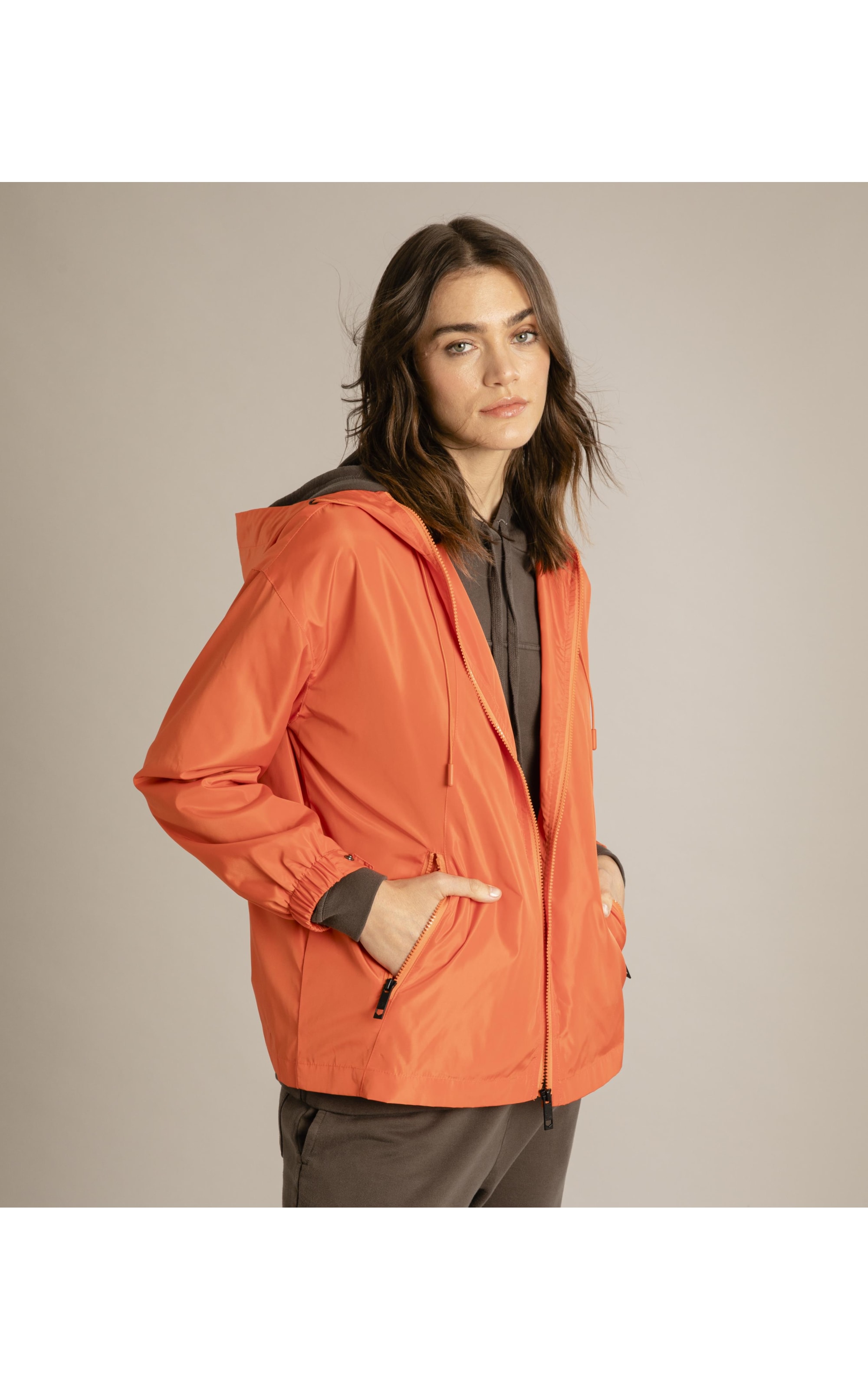 Jaqueta Fox Nylon Laranja