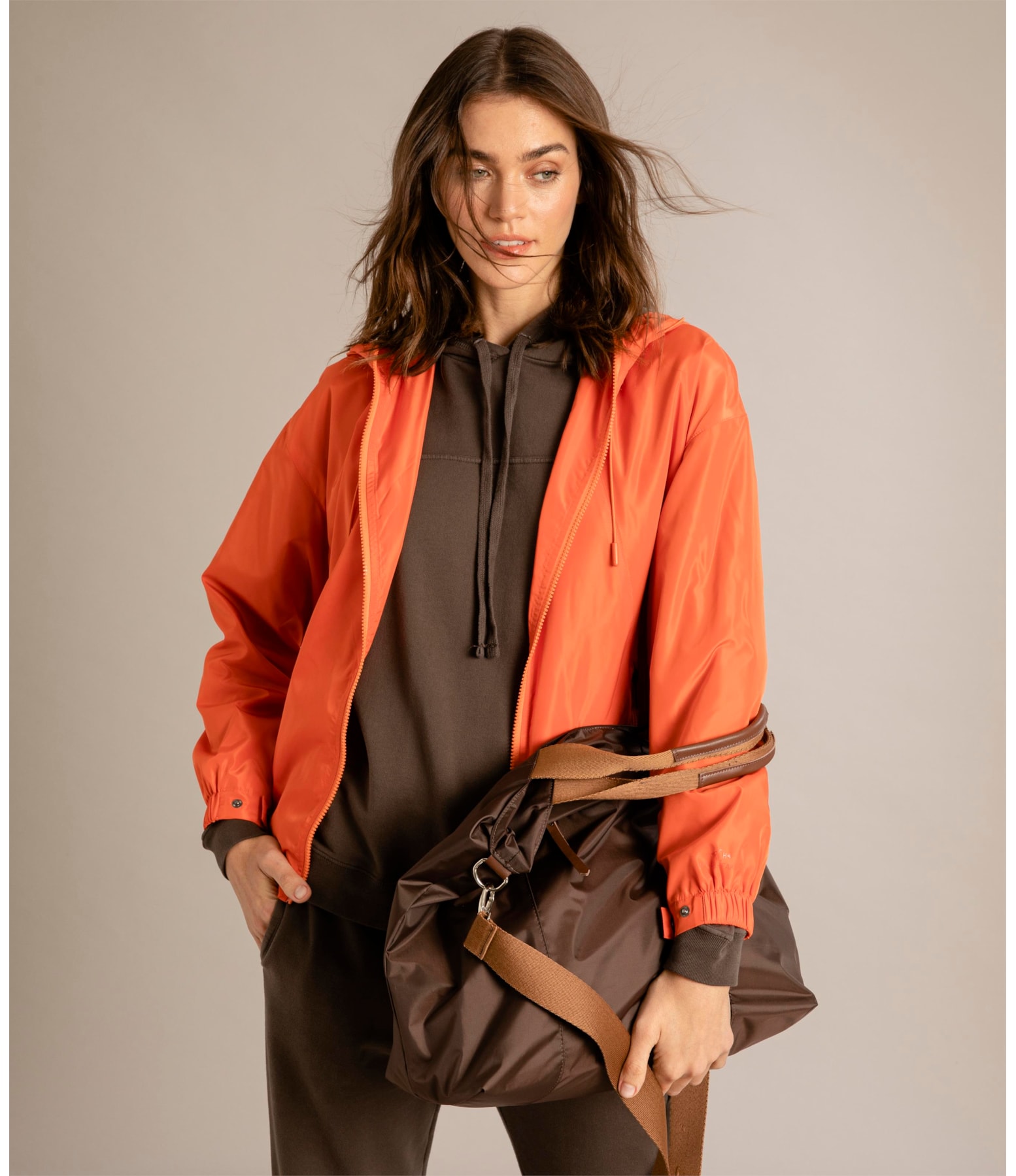 Jaqueta Fox Nylon Laranja