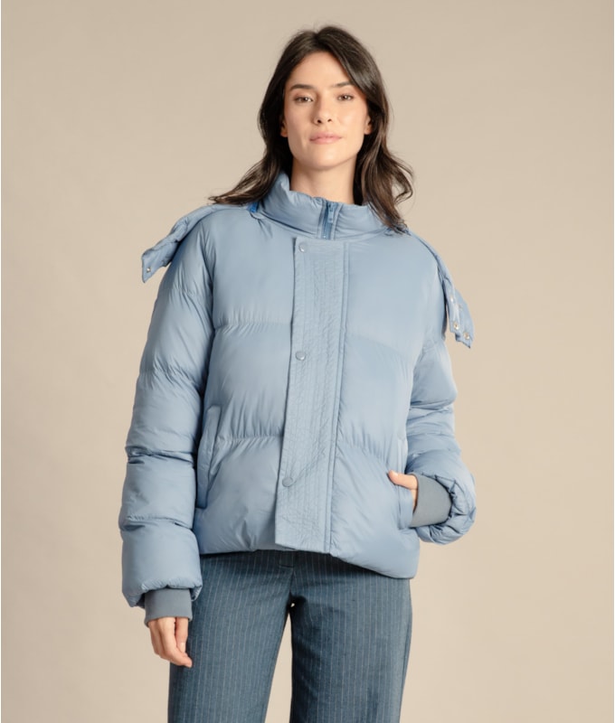 Jaqueta Fuji Puffer Azul Pervante