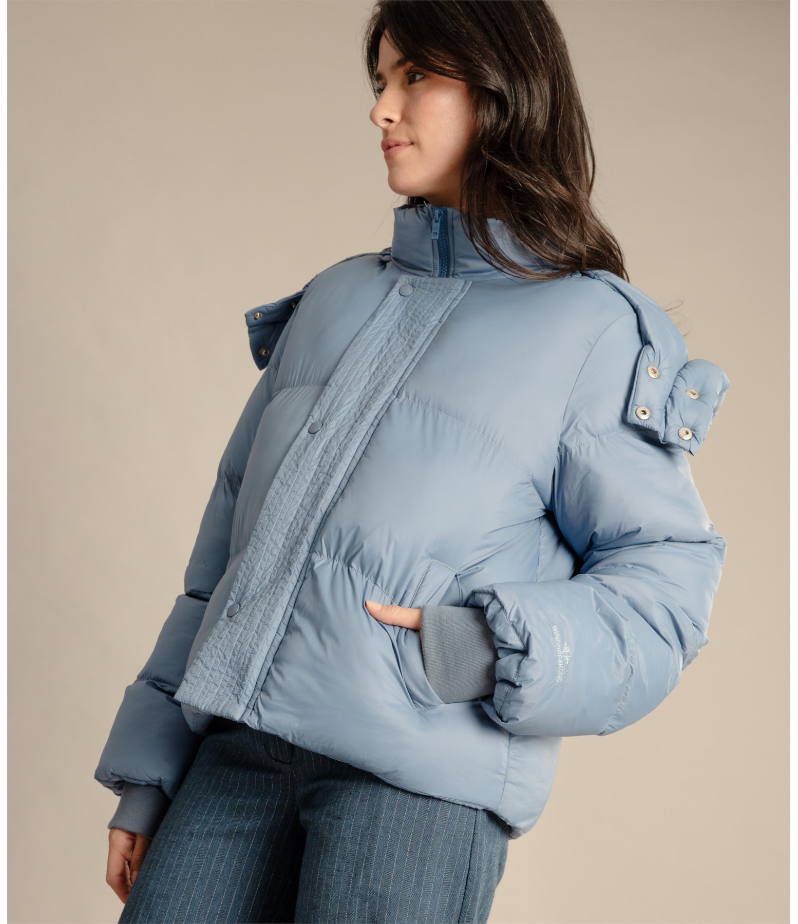 Jaqueta Fuji Puffer Azul Pervante