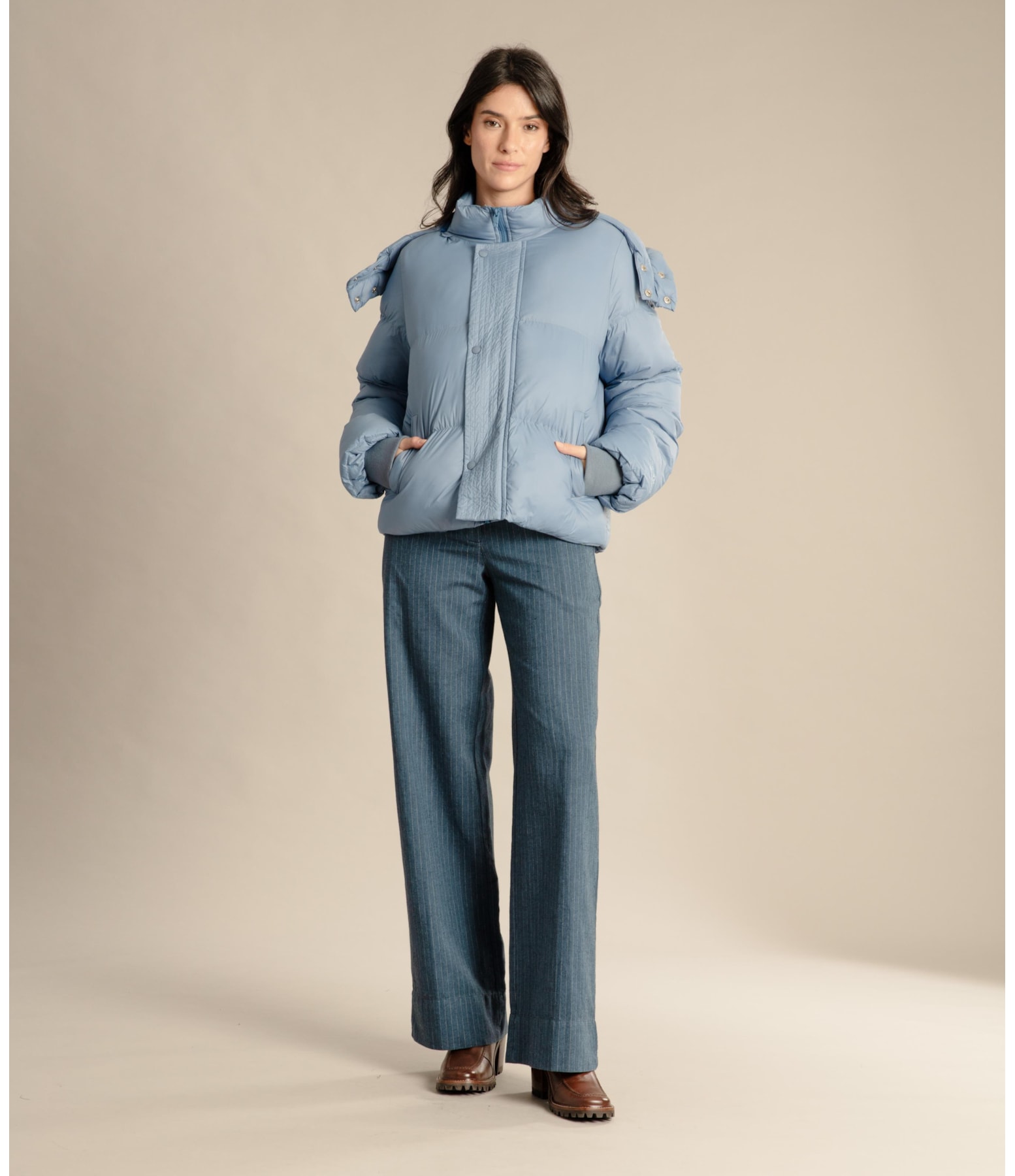 Jaqueta Fuji Puffer Azul Pervante