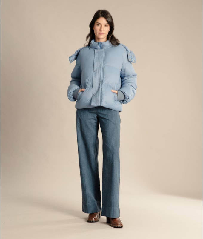 Jaqueta Fuji Puffer Azul Pervante