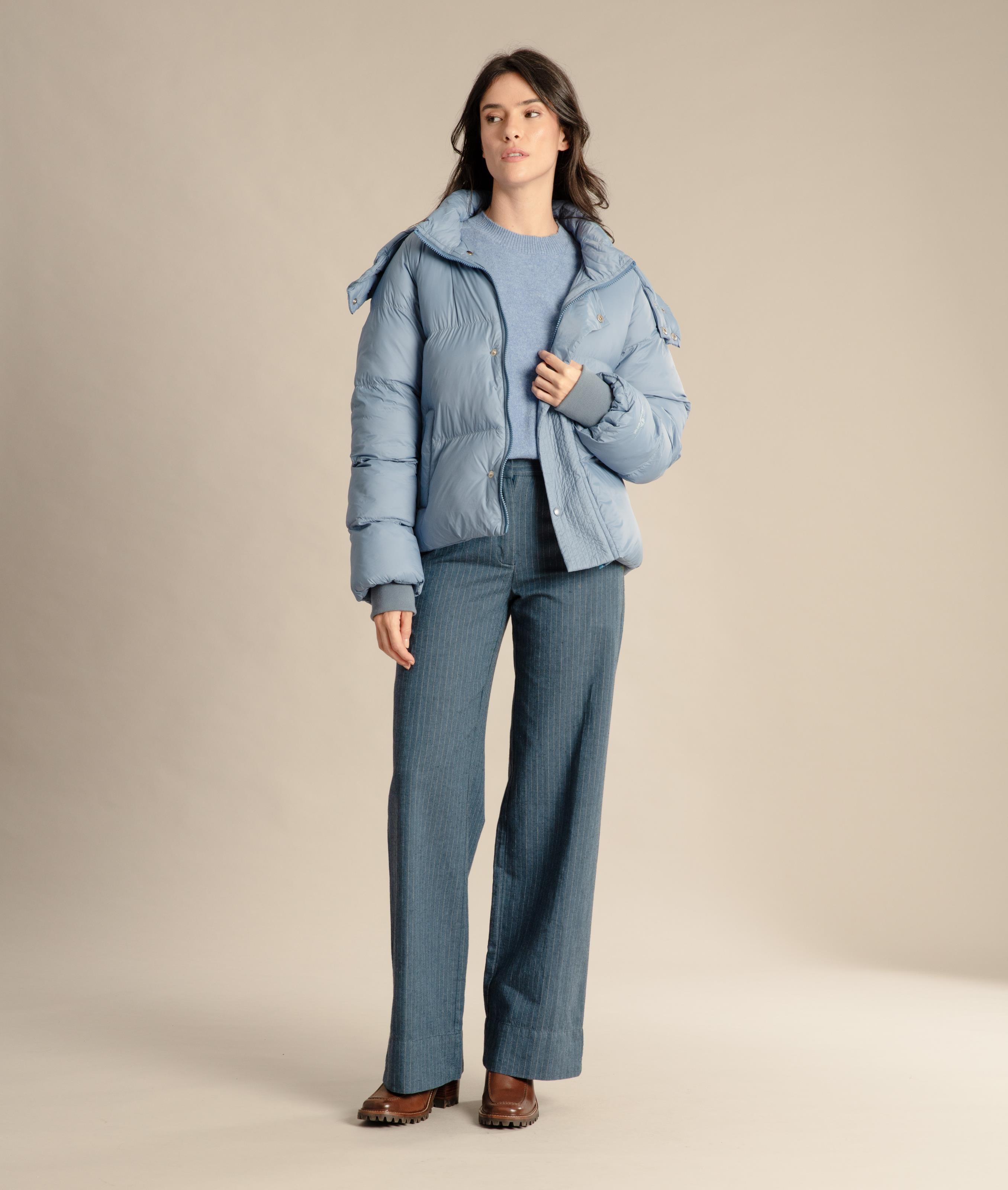 Jaqueta Fuji Puffer Azul Pervante
