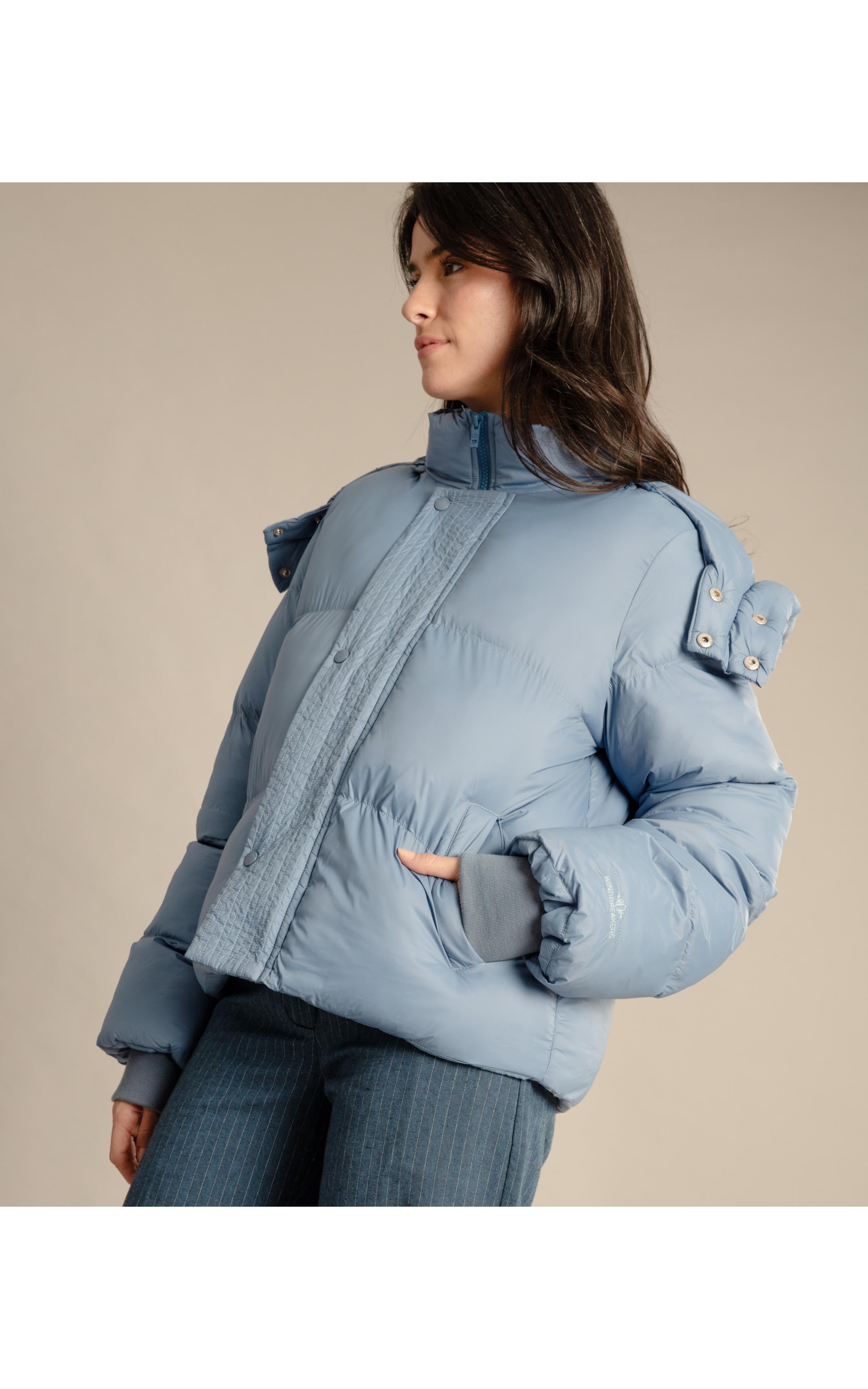 Jaqueta Fuji Puffer Azul Pervante