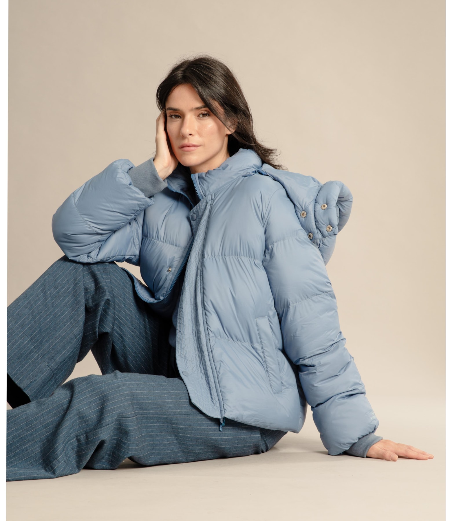 Jaqueta Fuji Puffer Azul Pervante