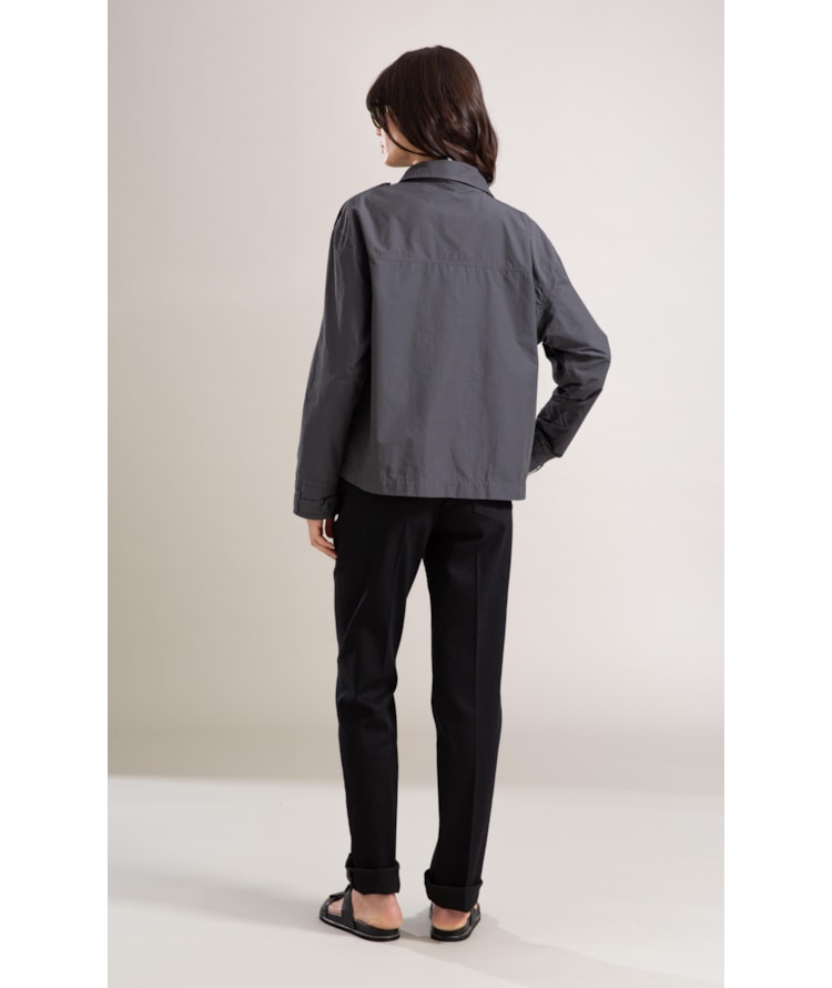 Jaqueta Gaia Cotton Chumbo Mescla