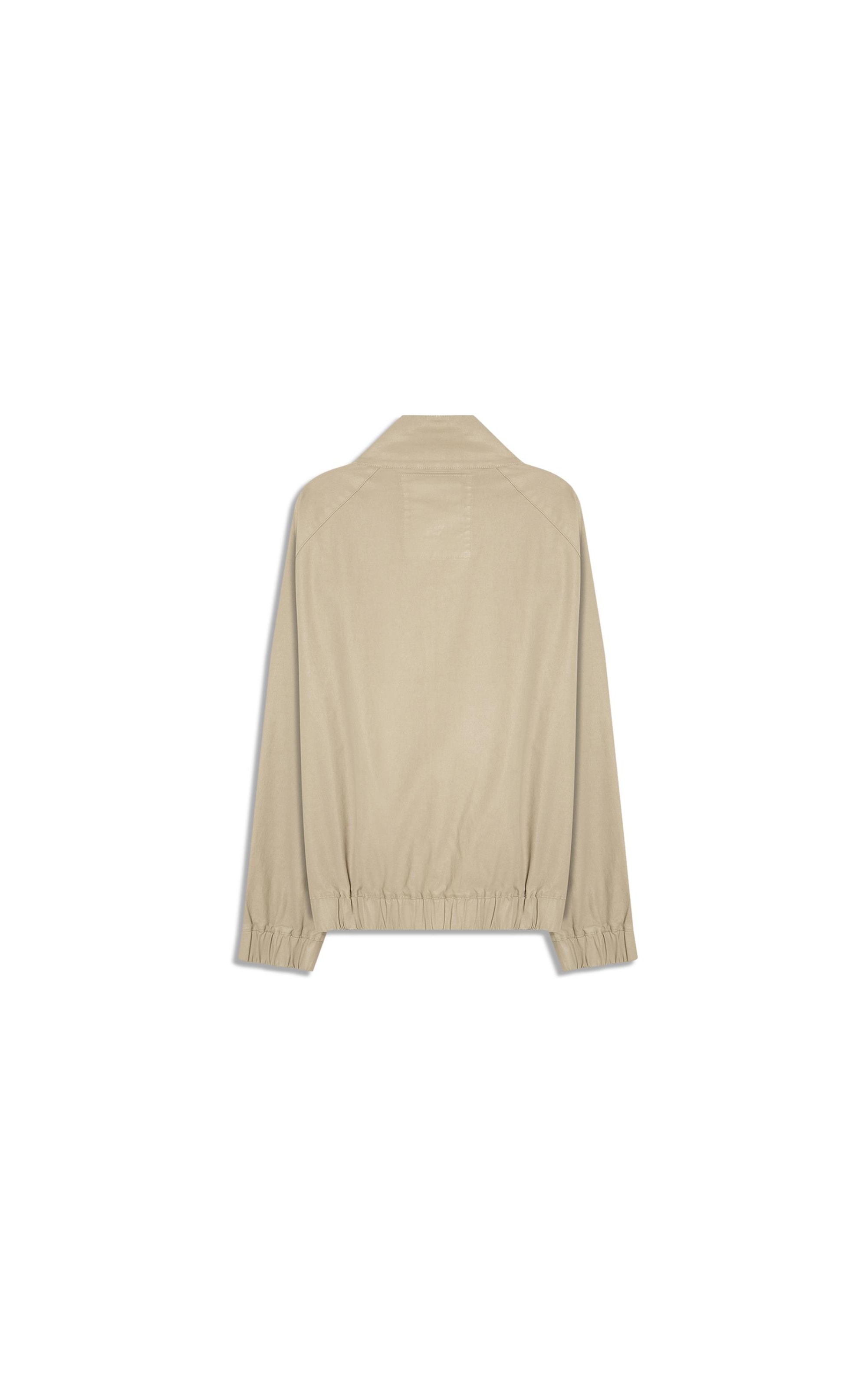 Jaqueta Gola Alta Ted Cotton Sandy