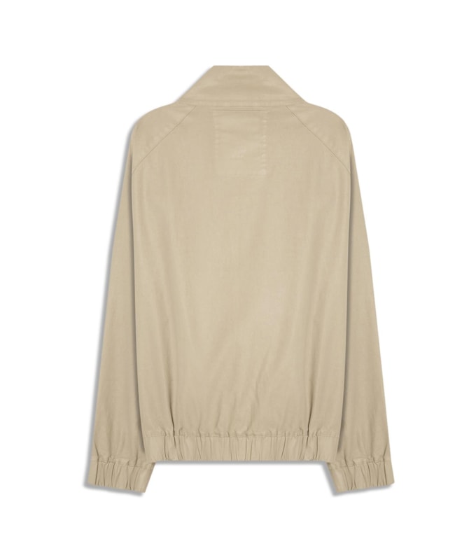 Jaqueta Gola Alta Ted Cotton Sandy