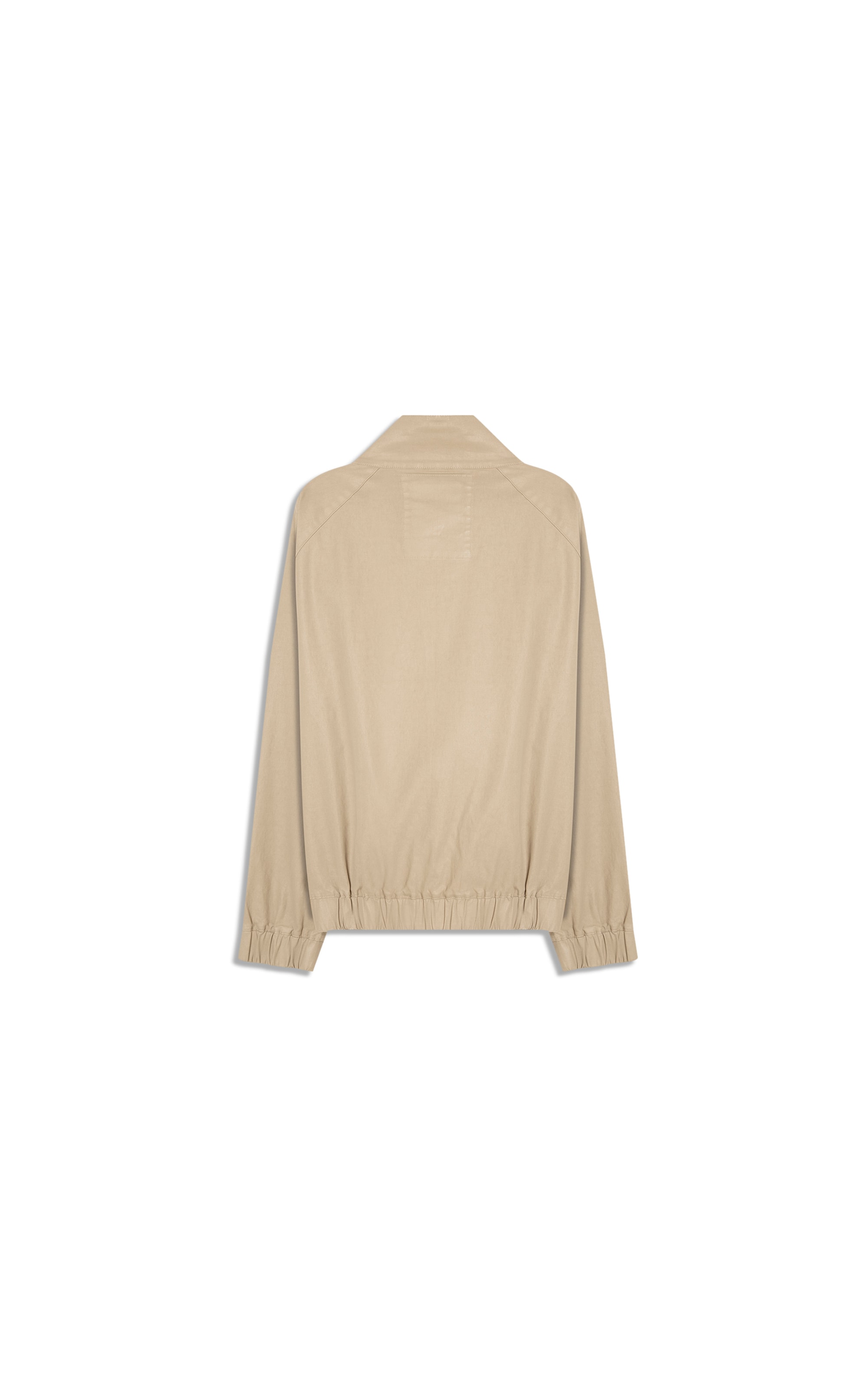 Jaqueta Gola Alta Ted Cotton Sandy