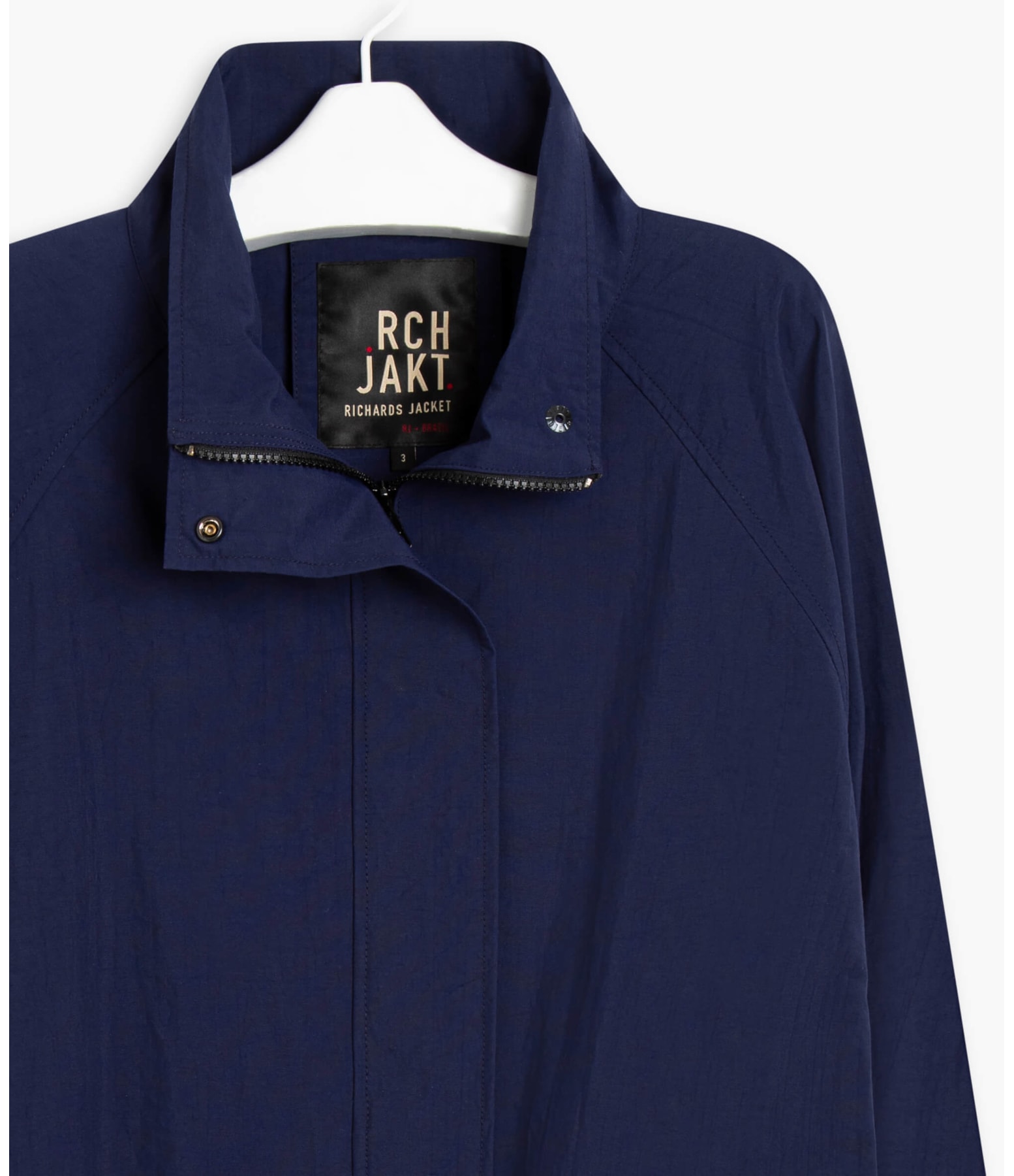 Jaqueta Gola Alta Ted Dark Navy