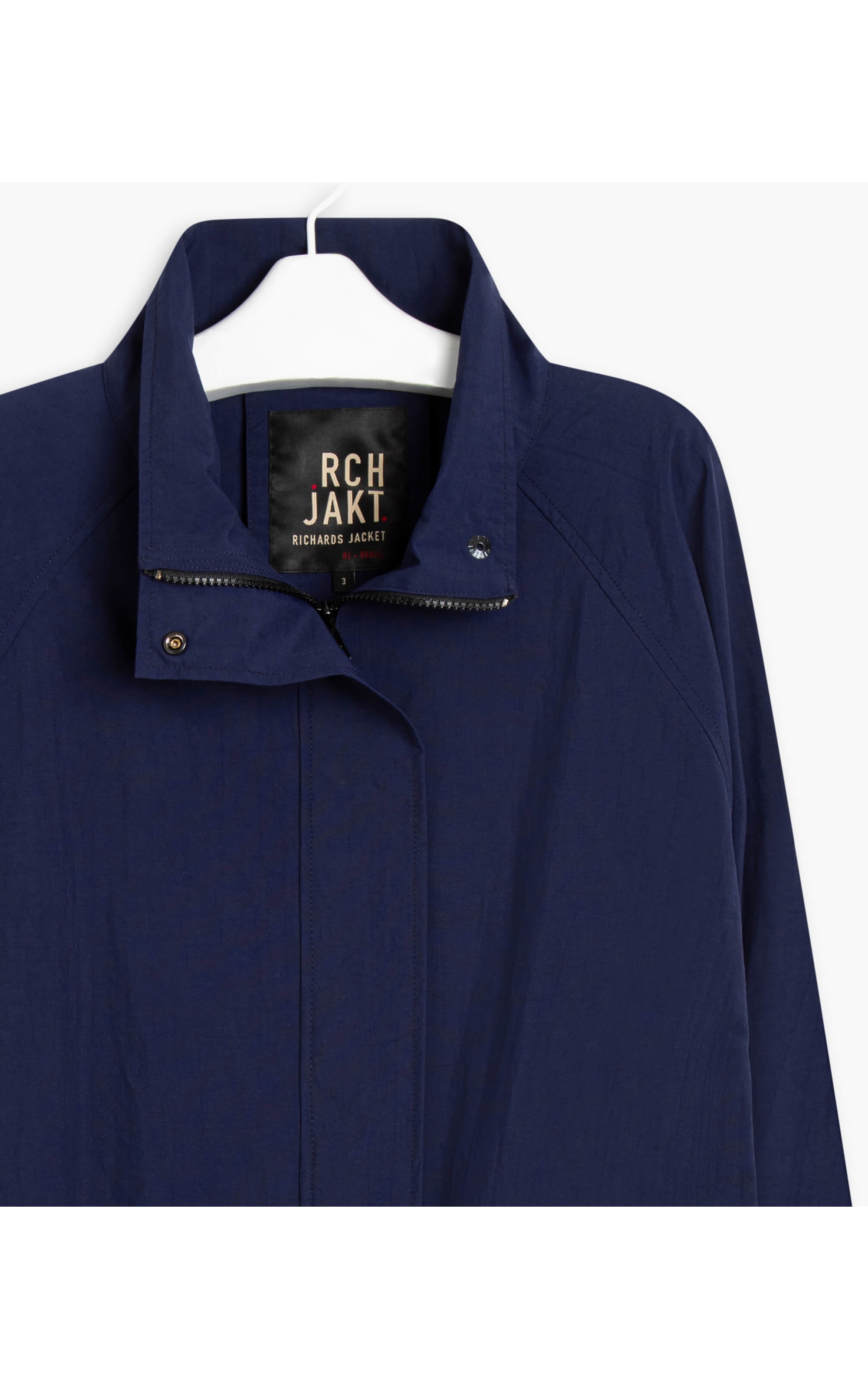 Jaqueta Gola Alta Ted Dark Navy