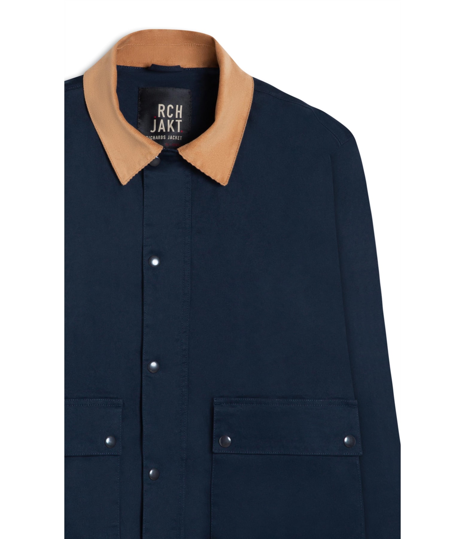 Jaqueta Gola Veludo Dark Navy