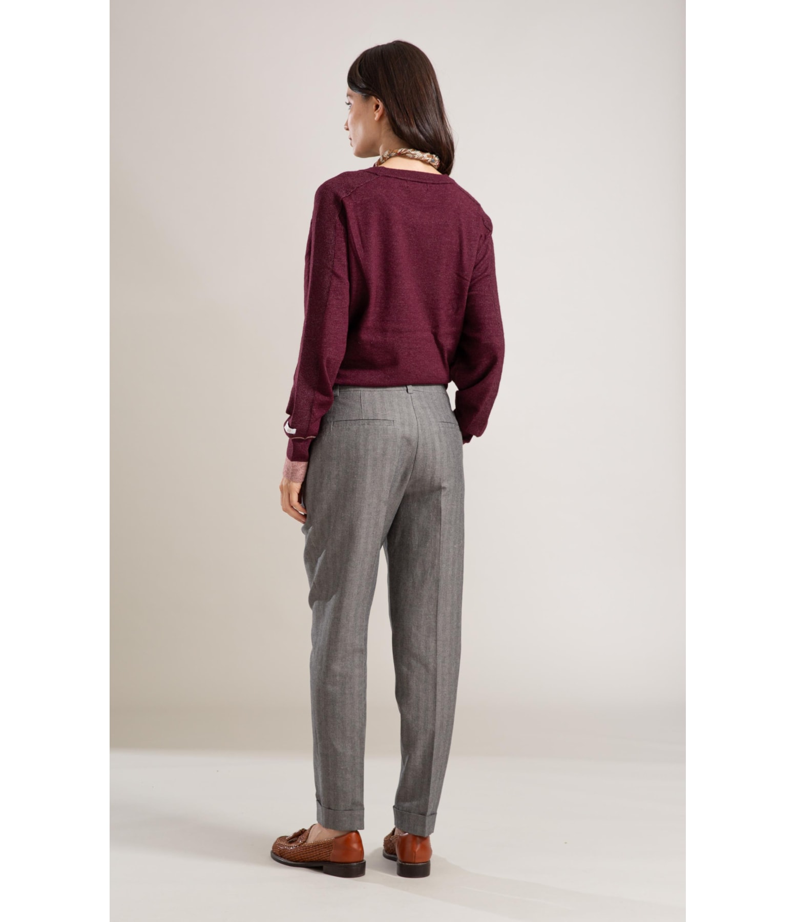 Jaqueta Griffin Cotton Bordeaux