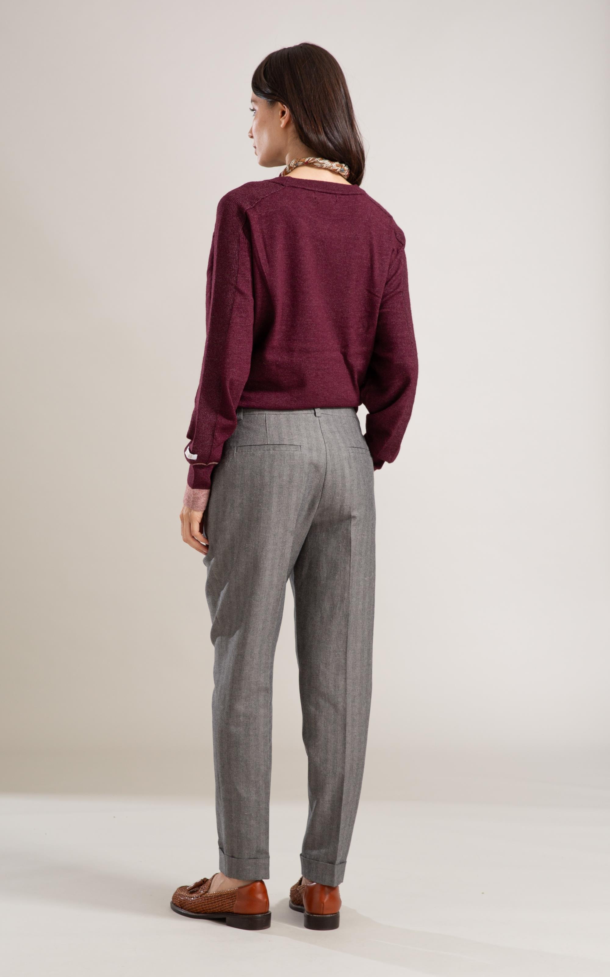 Jaqueta Griffin Cotton Bordeaux