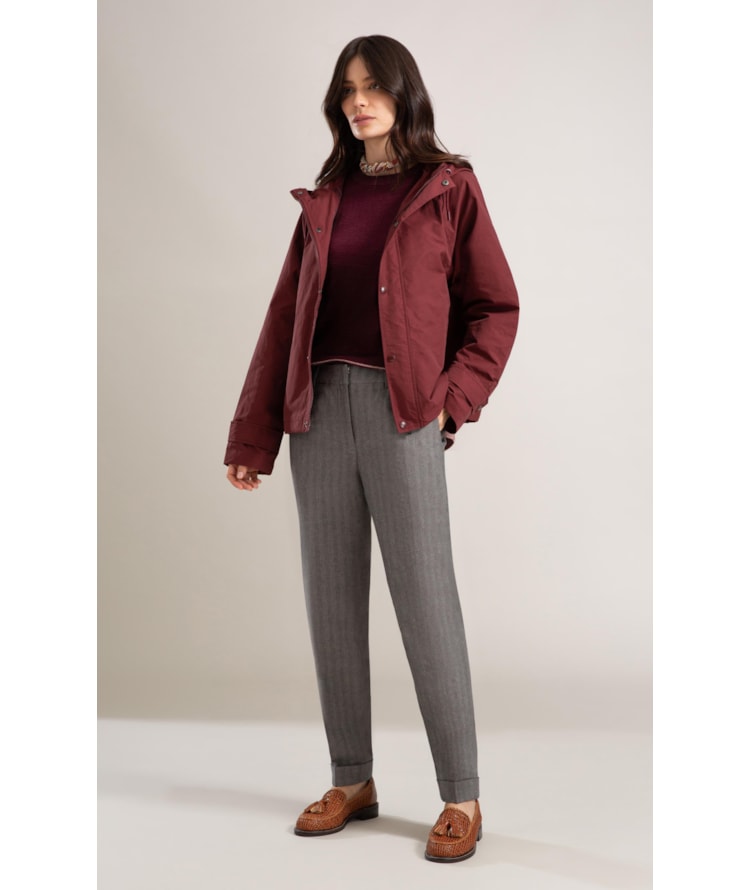 Jaqueta Griffin Cotton Bordeaux