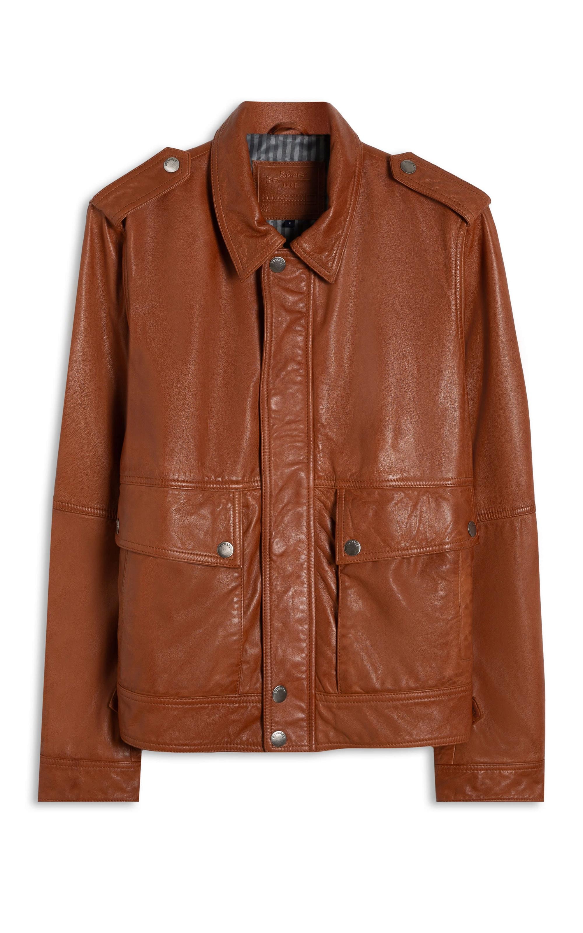 Jaqueta Jane Leather Caramelo