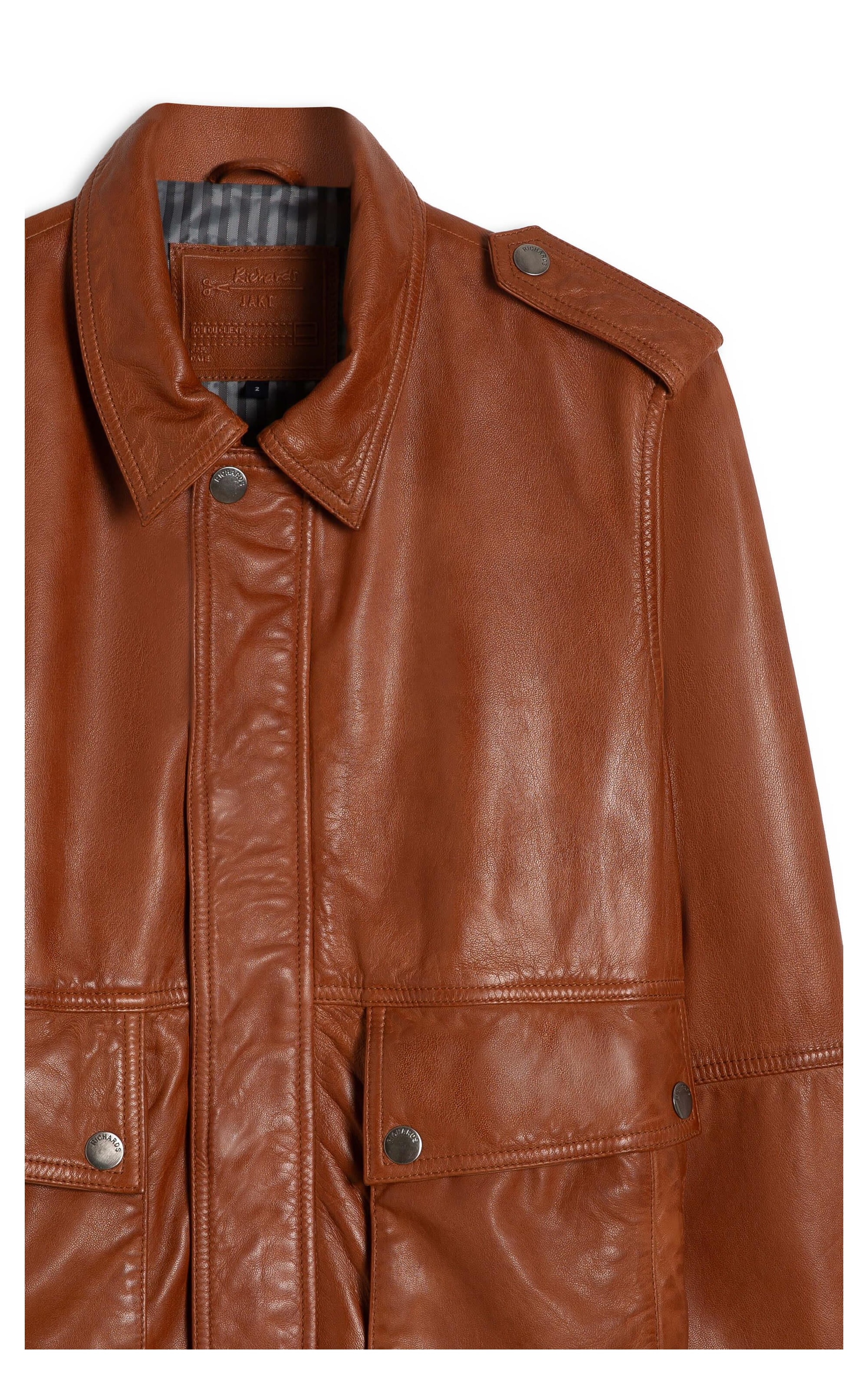 Jaqueta Jane Leather Caramelo