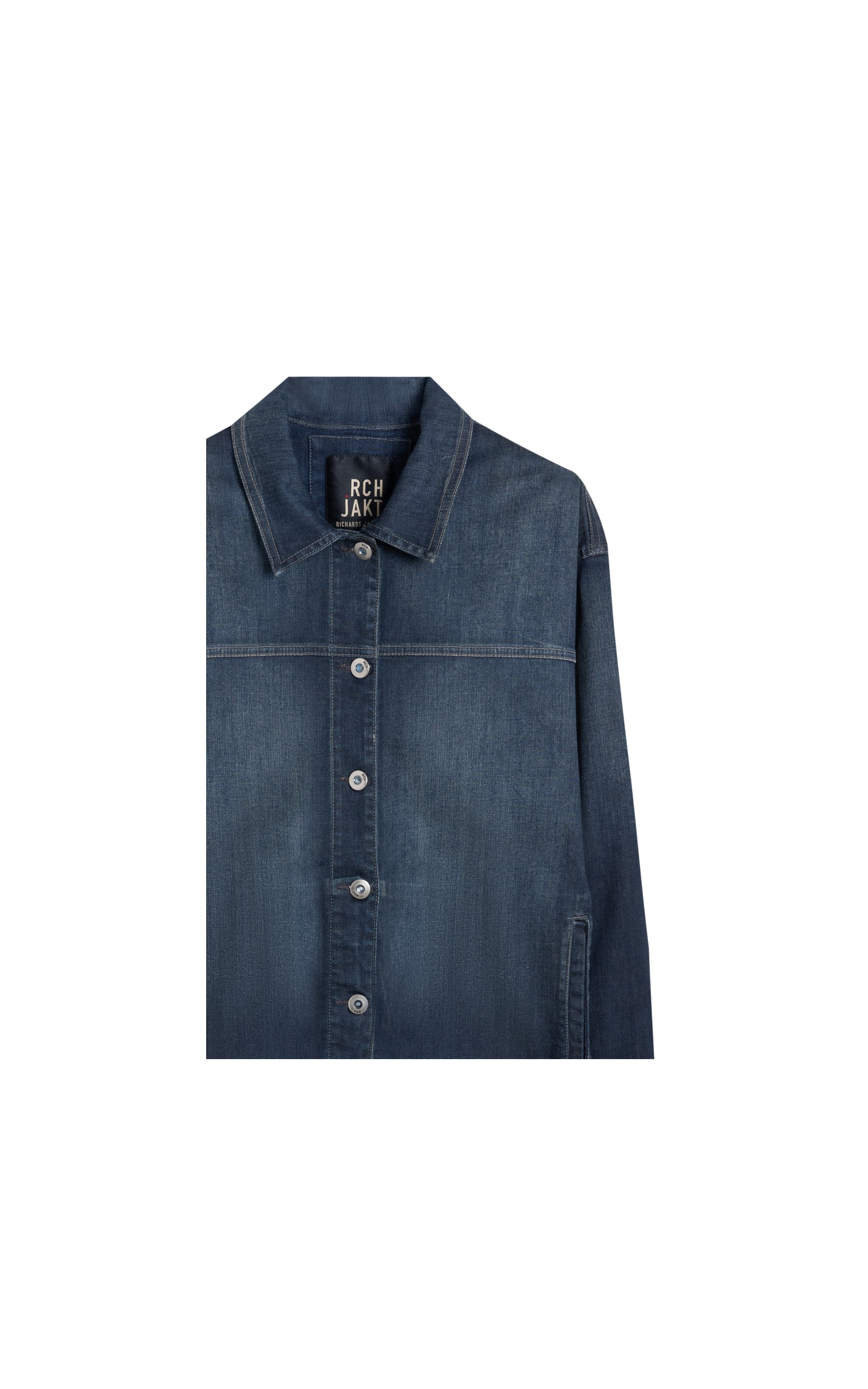 Jaqueta Jeans Lav.Esc. C/Stone+tie Dye