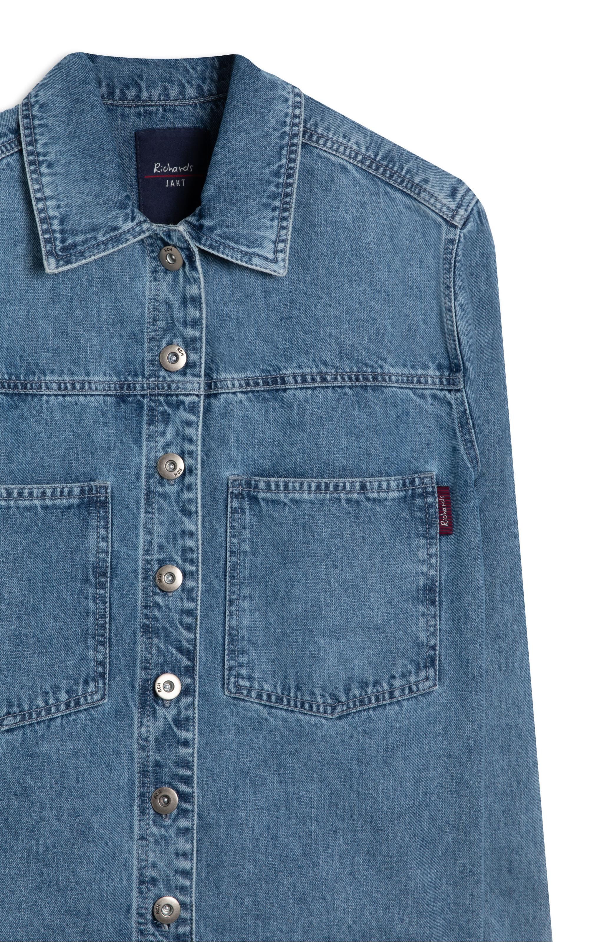 Jaqueta Jeans Vintage Denim 2164- Lav. Claro
