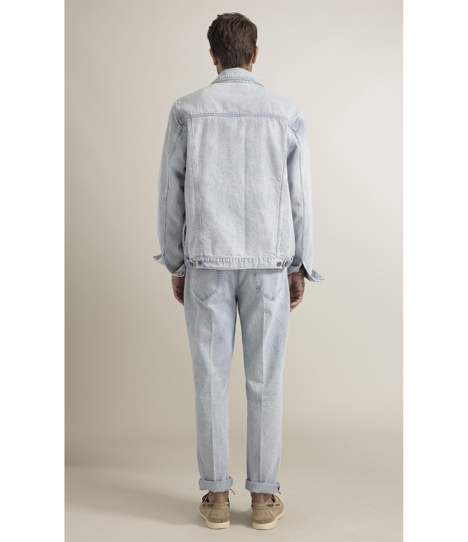 Jaqueta Jeans Vintage Denim Lav. Claro Total